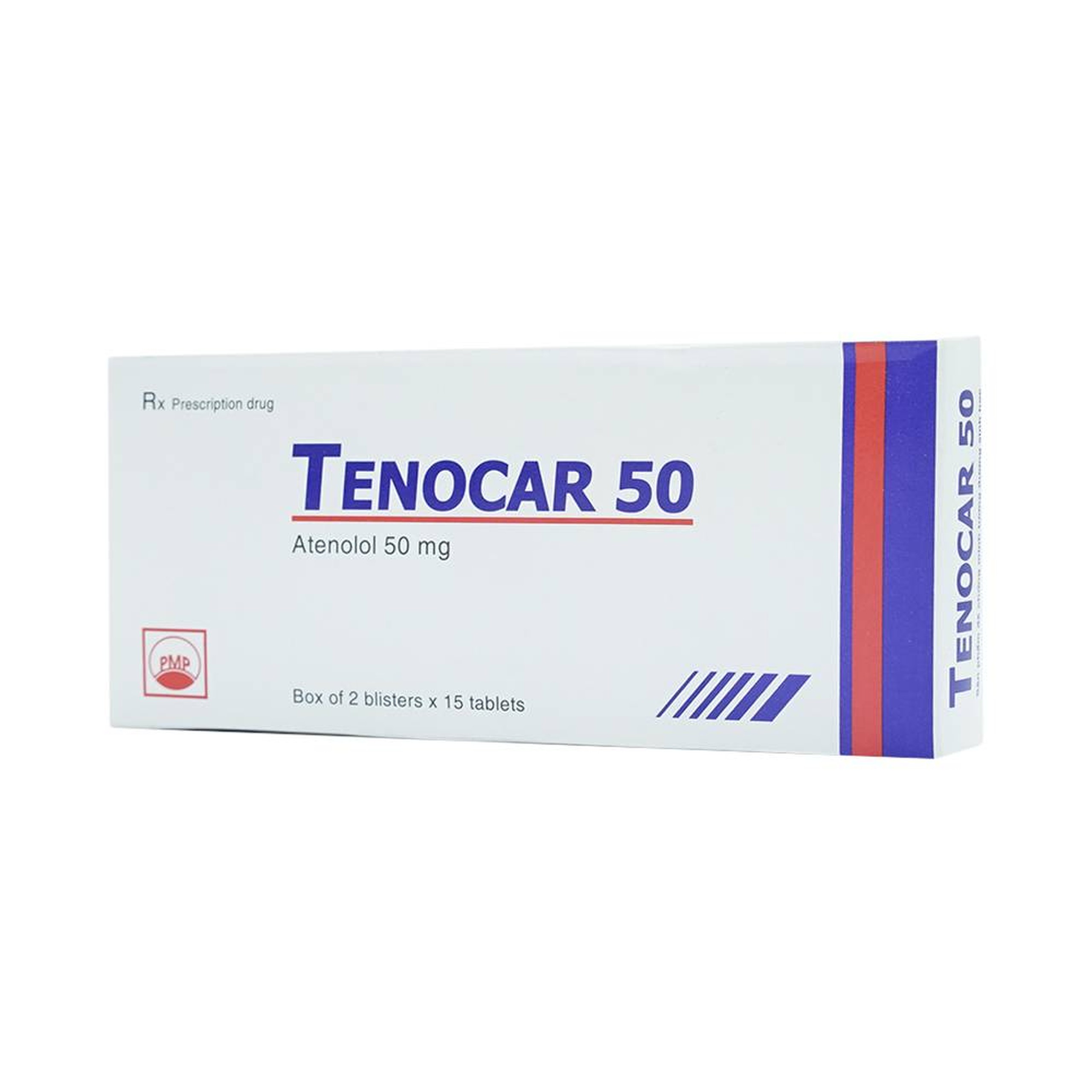 Thuốc Tenocar 50 Pymepharco điều trị tăng huyết áp, đau thắt ngực (2 vỉ x 15 viên)