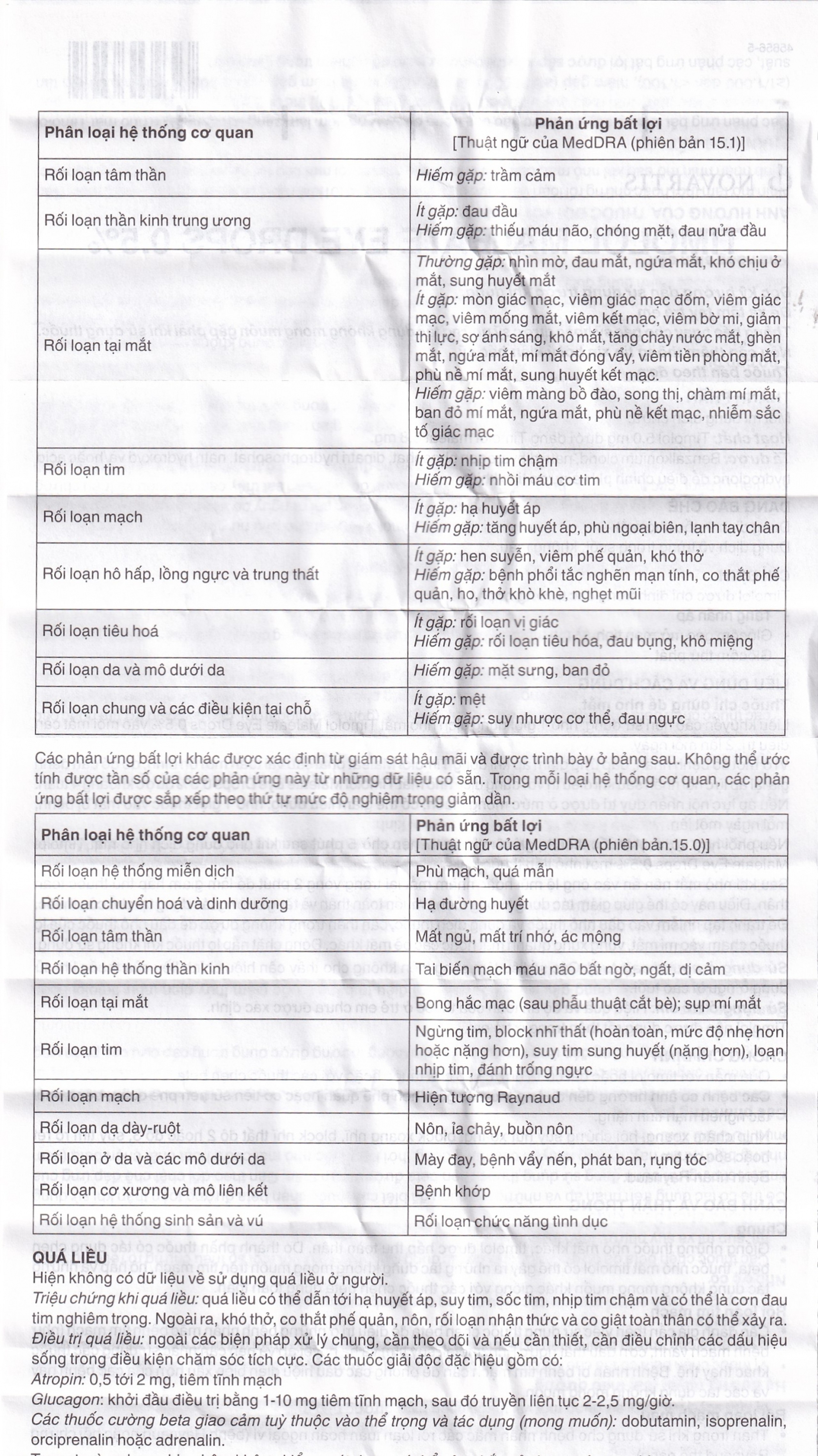 Dung dịch nhỏ mắt Timolol Maleate Eye Drops 0.5% Alcon điều trị tăng nhãn áp (5ml)