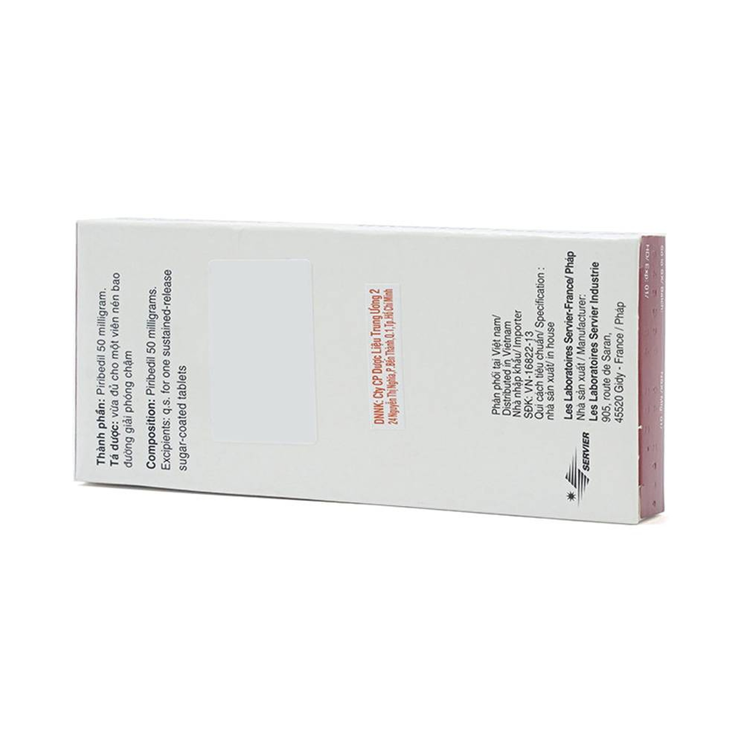 Thuốc Trivastal Retard 50 Servier điều trị bệnh Parkinson (2 vỉ x 15 viên)