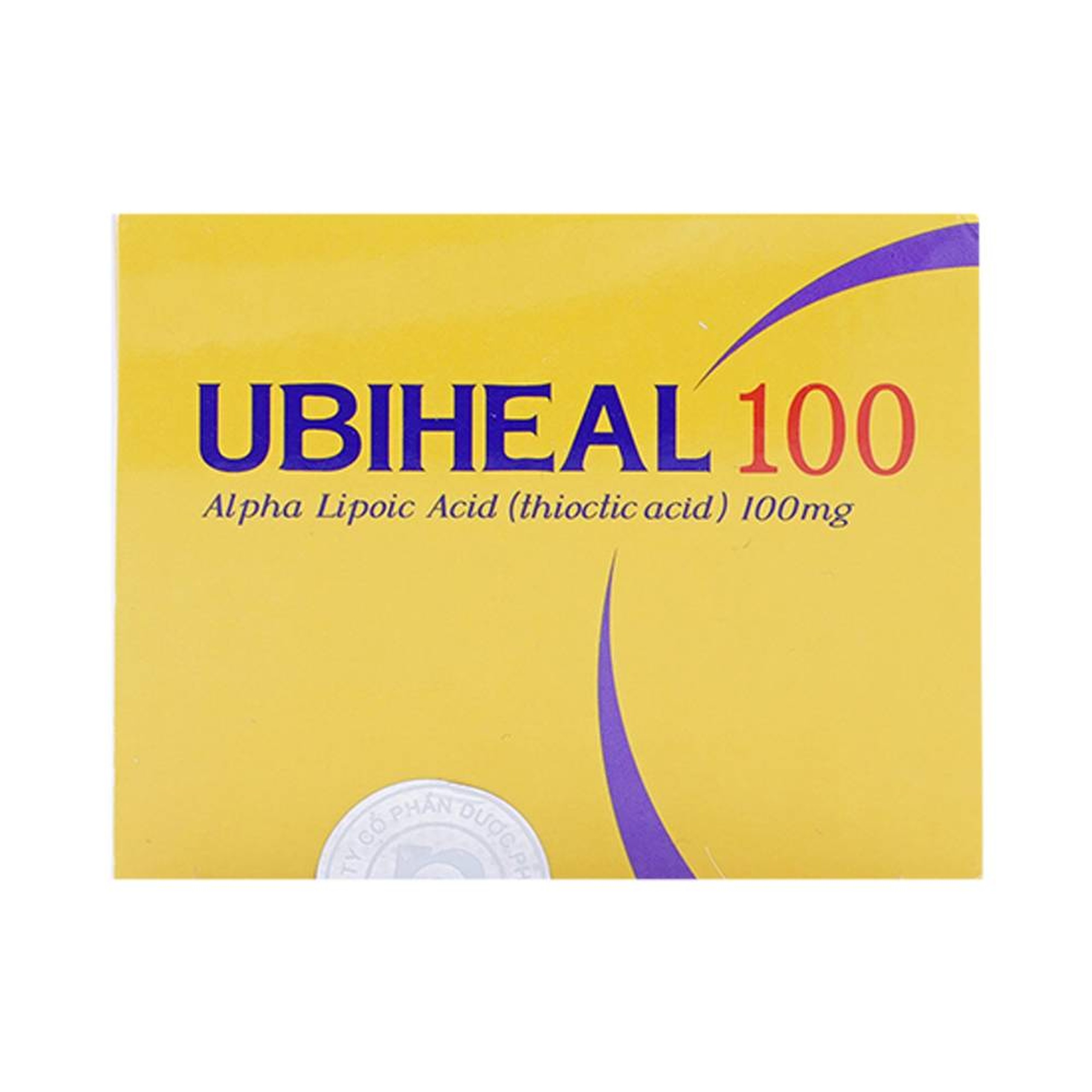 Thuốc Ubiheal 100 Nam Hà điều trị các rối loạn cảm giác do bệnh thần kinh đái tháo đường (5 vỉ x 6 viên)