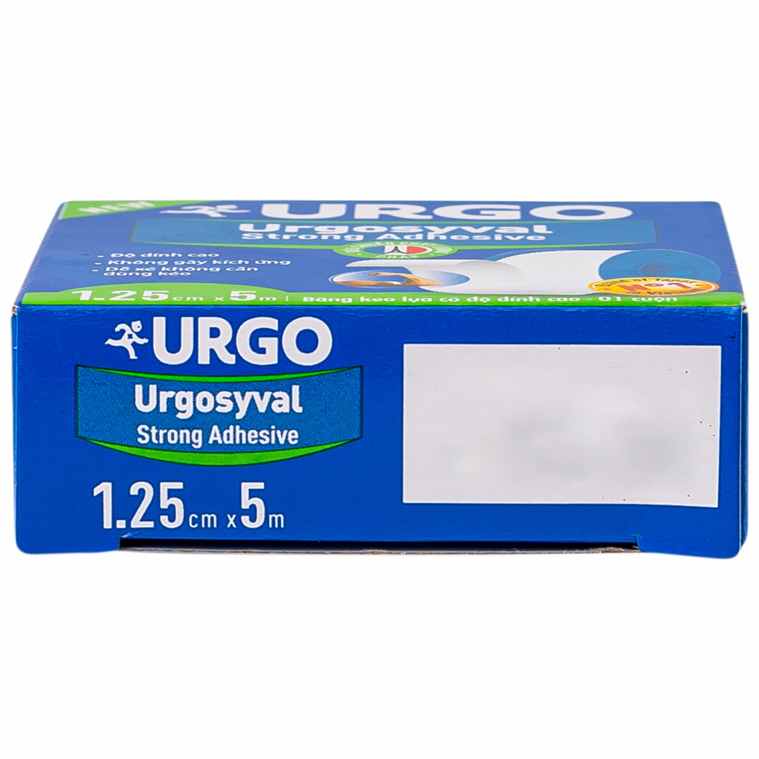 Băng keo lụa Urgosyval 1.25cmx5m Strong Adhesive Tape băng vết thương trong phẫu thuật và cố định thiết bị y tế