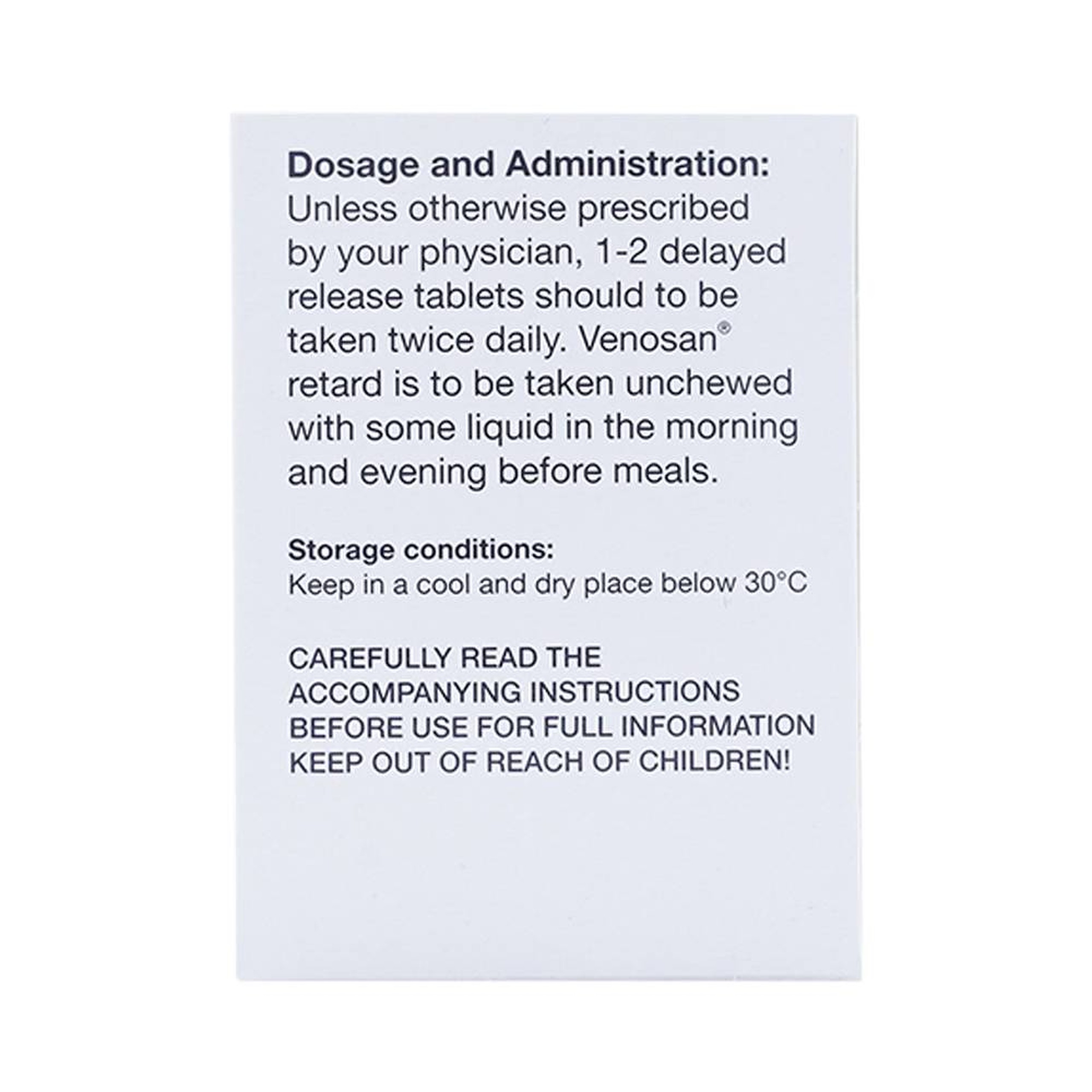 Thuốc Venosan Retard 263.2mg Dr. Willmar Schwabe điều trị viêm tĩnh mạch huyết khối (10 vỉ x 10 viên)