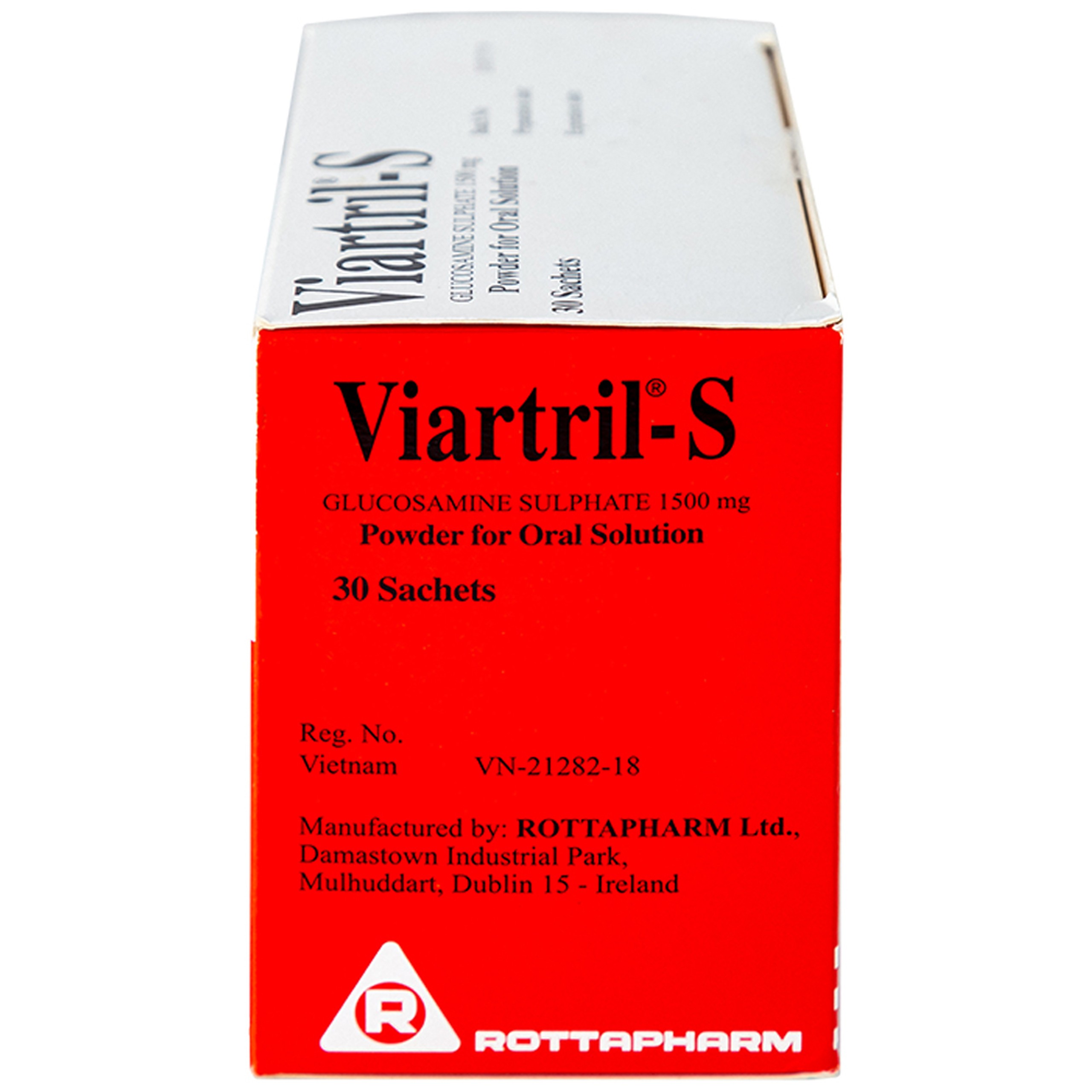 Bột pha uống Viartril-S 1500mg Rottapharm giảm triệu chứng thoái hóa khớp nhẹ và trung bình (30 gói)