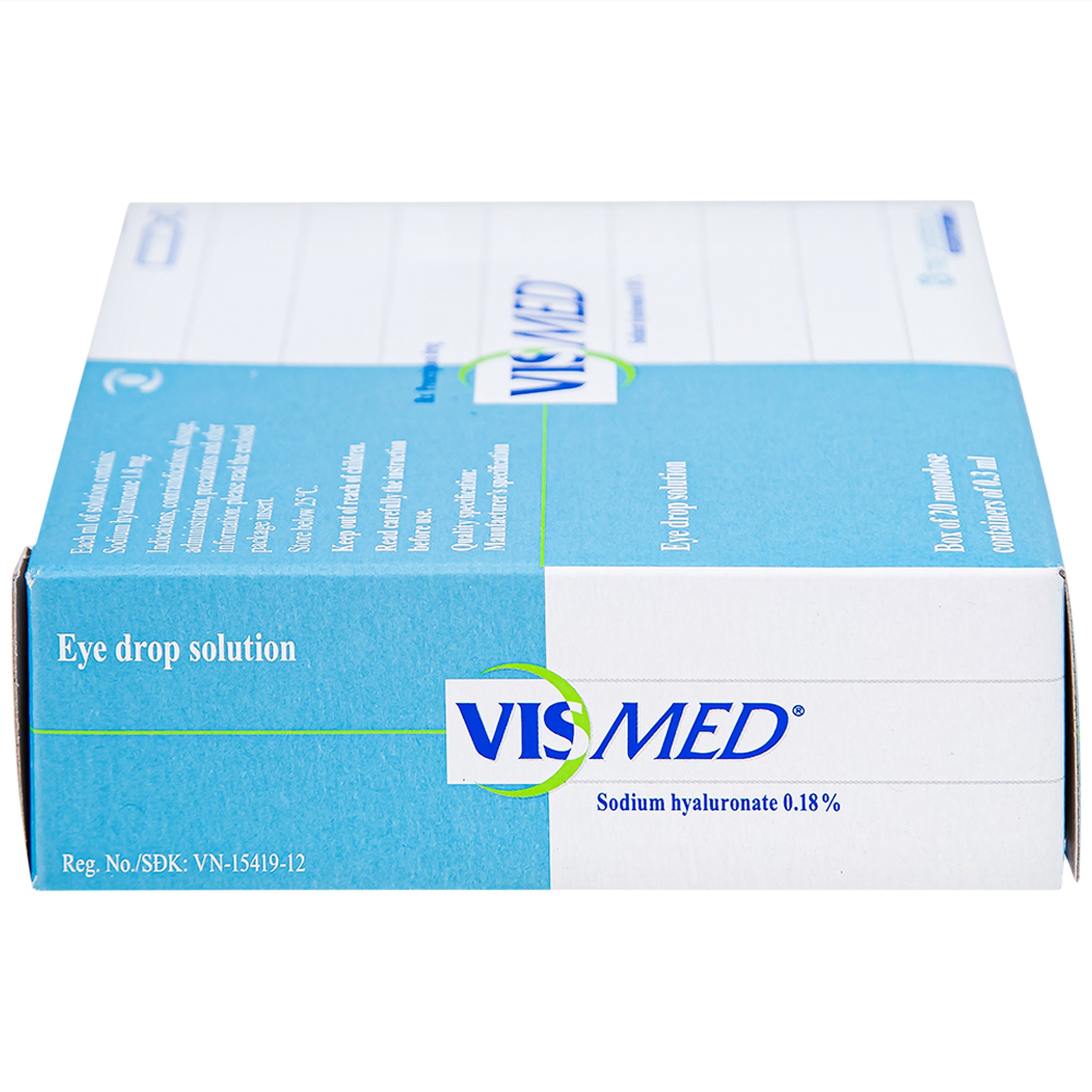Thuốc nhỏ mắt Vismed TRB Chemedica điều trị khô mắt (20 ống x 0.3ml)