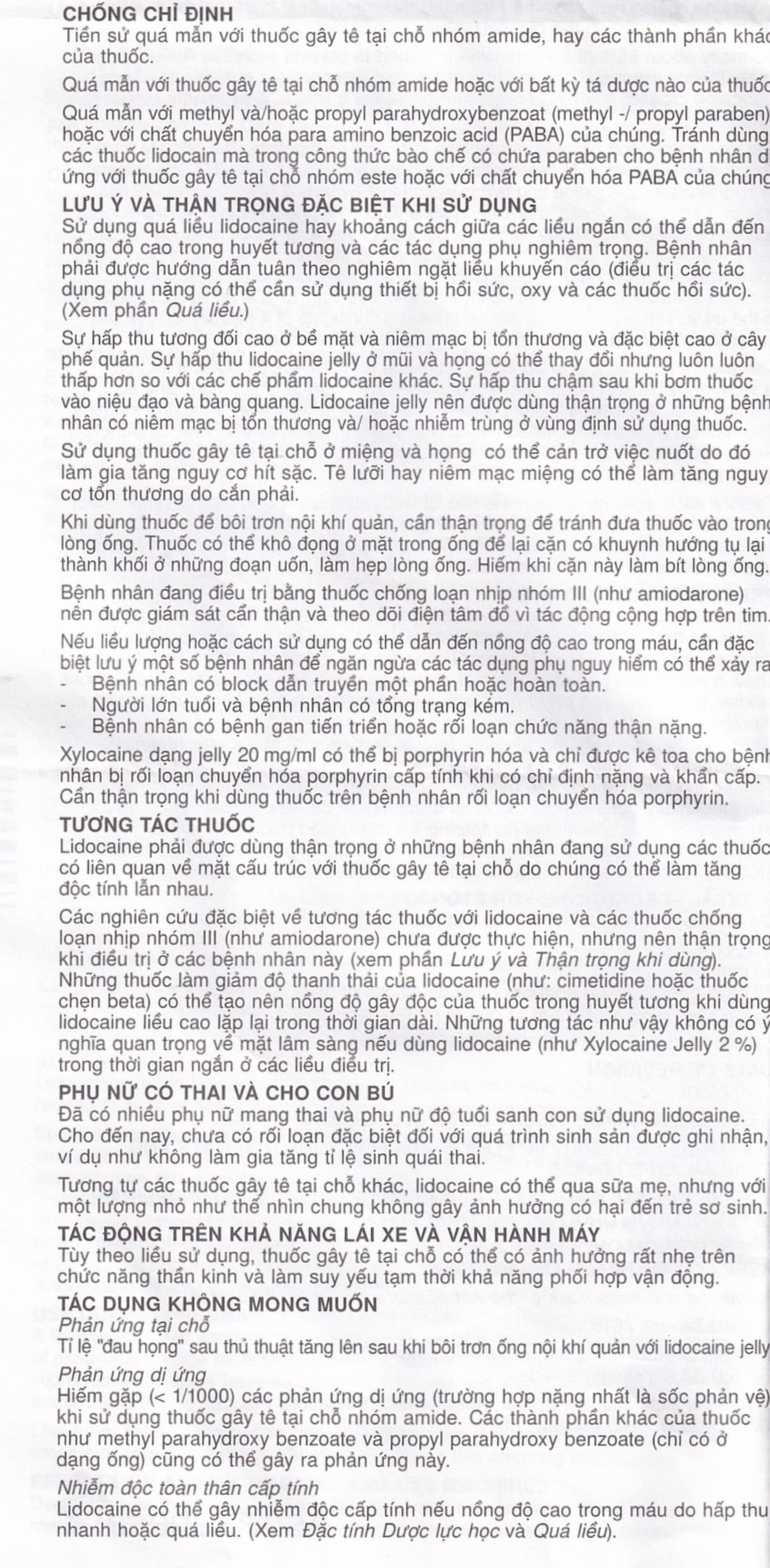 Gel Xylocaine Jelly 2% AstraZeneca gây tê bôi trơn bề mặt (30g)