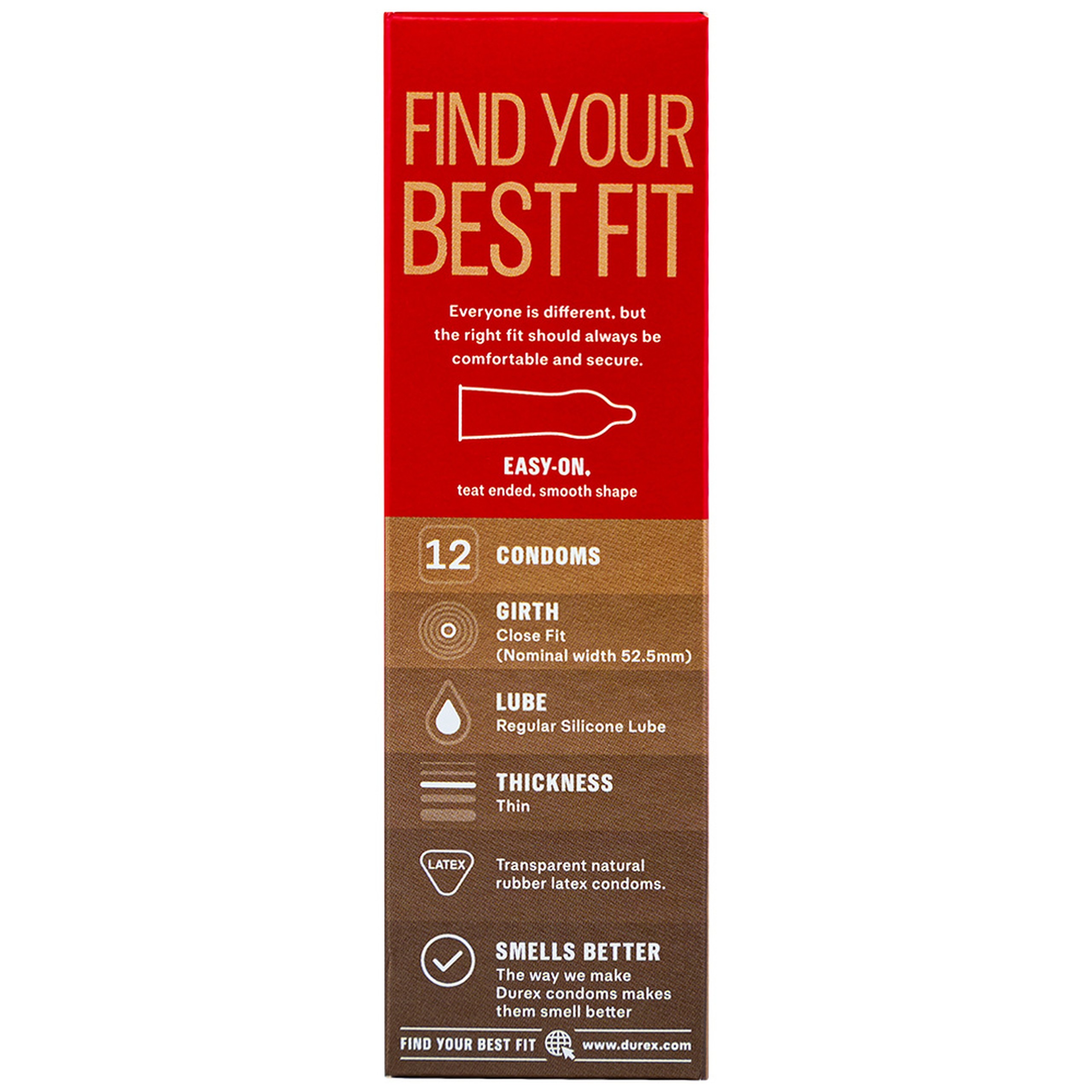 Bao cao su Durex Fetherlite vừa vặn, độ bảo vệ cao (12 cái)