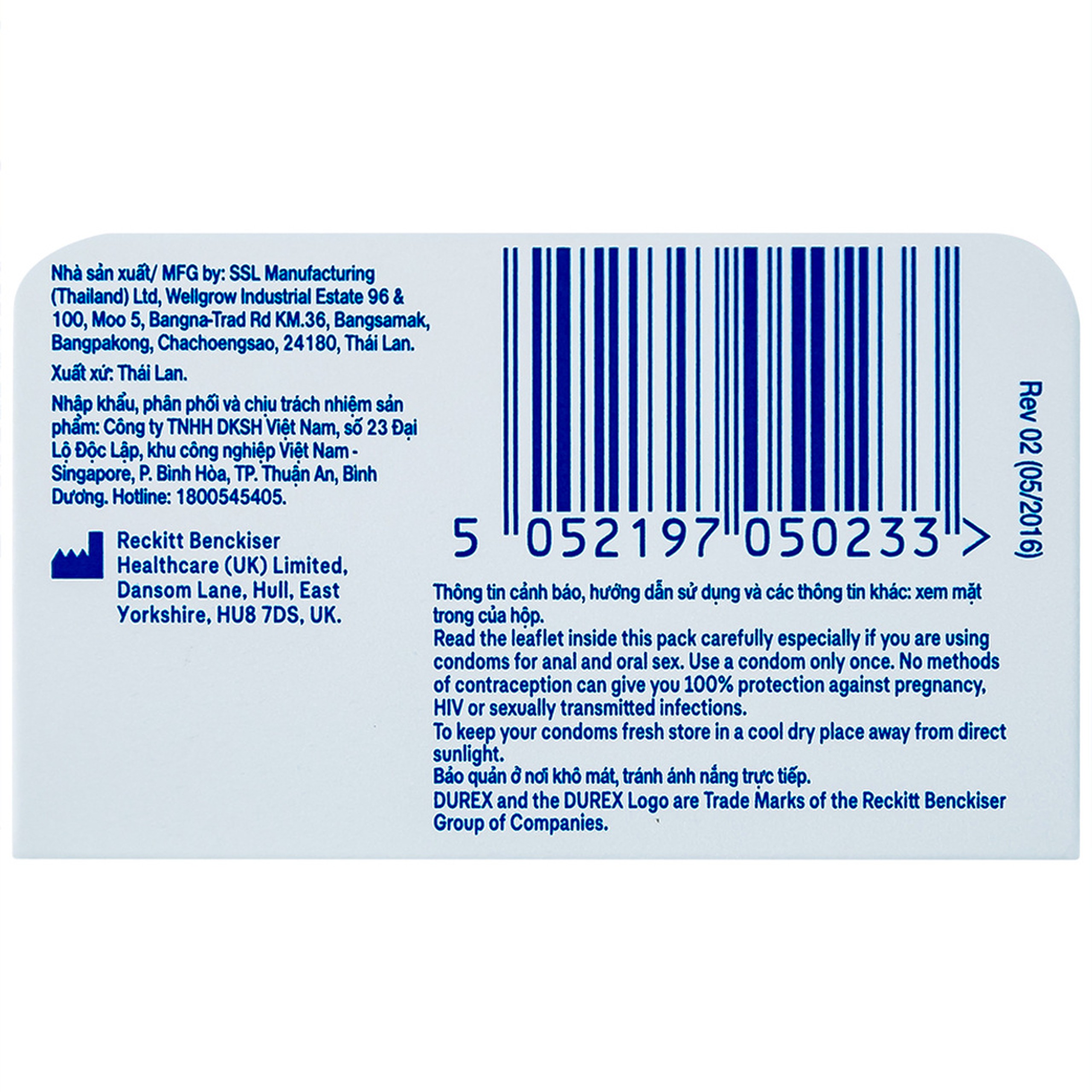 Bao cao su Durex Invisible Extra Thin Extra Sensitive siêu mỏng, vừa vặn và ôm sát (3 cái)