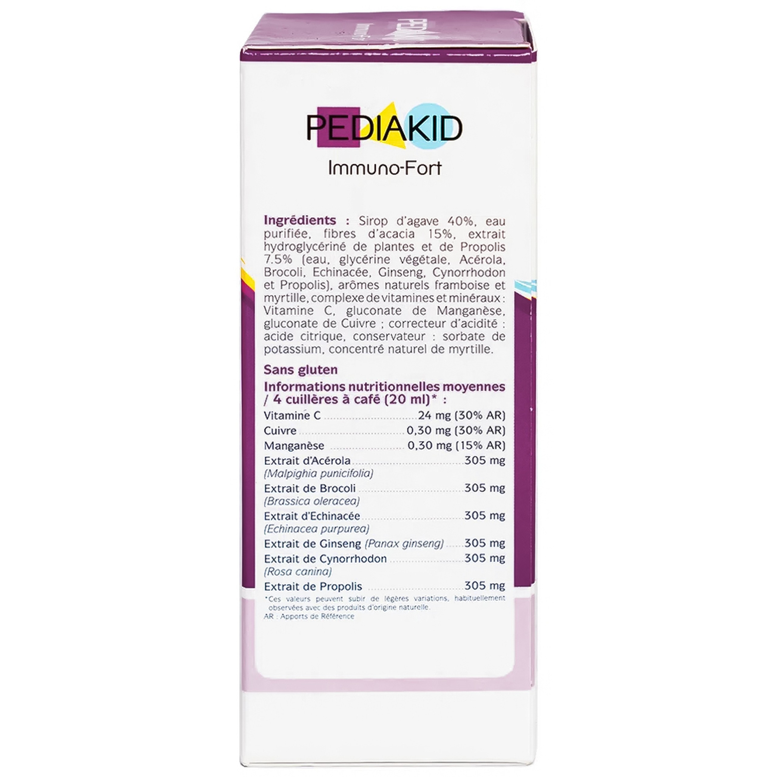 Siro hỗ trợ sức đề kháng Pediakid Immuno-Fort (125ml)