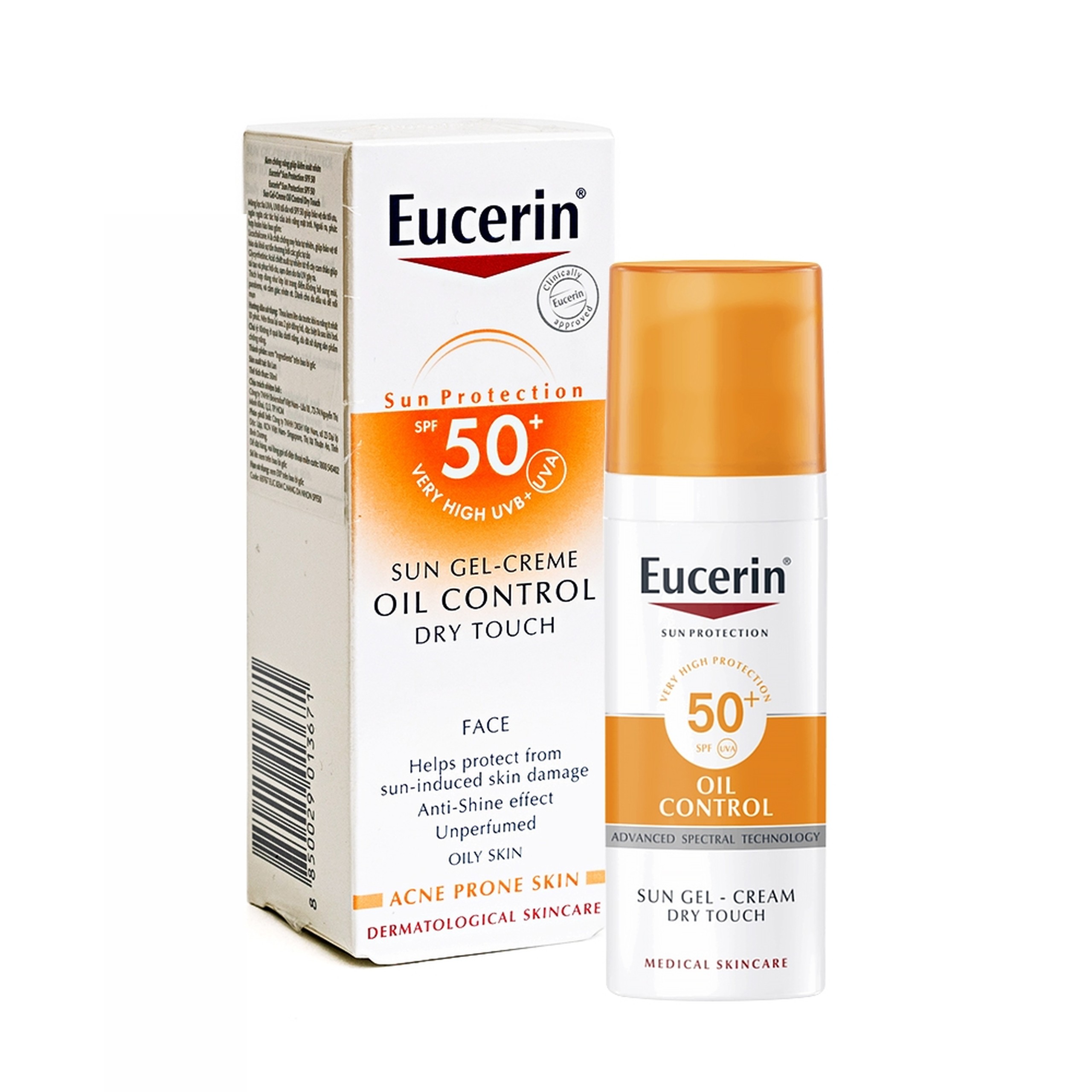 Kem chống nắng Eucerin Sun Dry Touch Oil Control SPF50+ PA+++ kiểm soát nhờn (50ml)