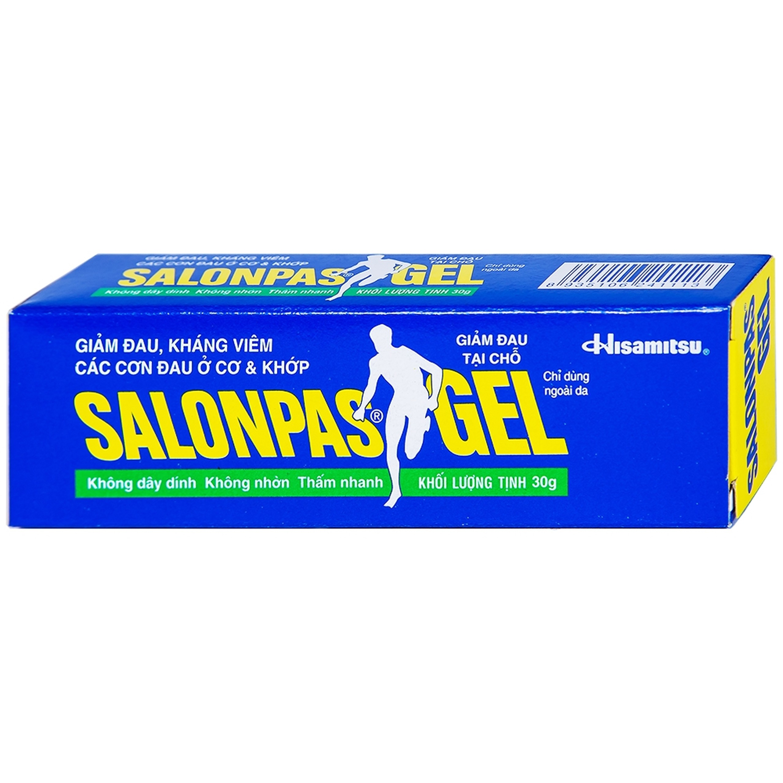  Gel Salonpas giảm đau, kháng viêm các cơn đau cơ, khớp (30g)