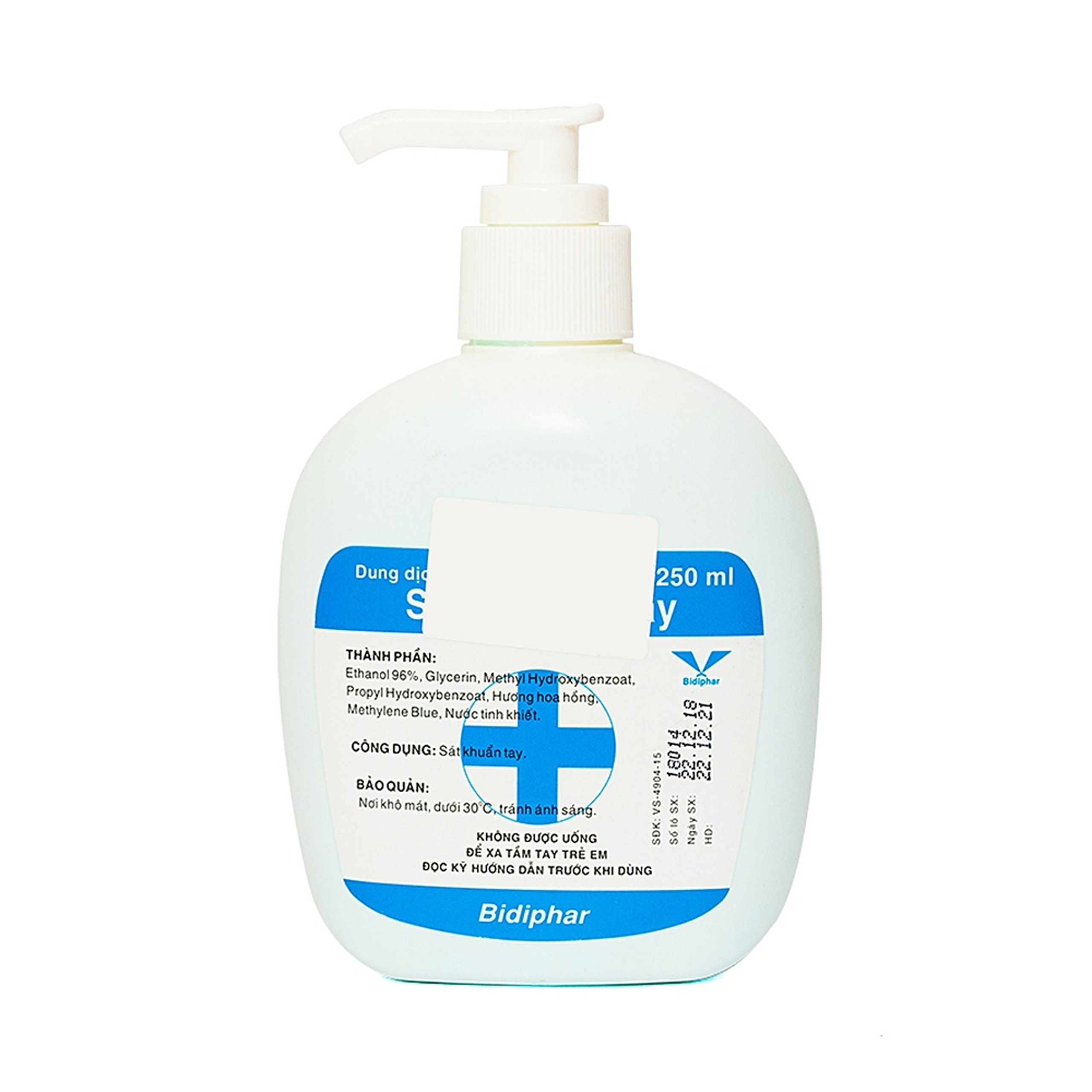 Dung dịch sát khuẩn tay Bidiphar (250ml)