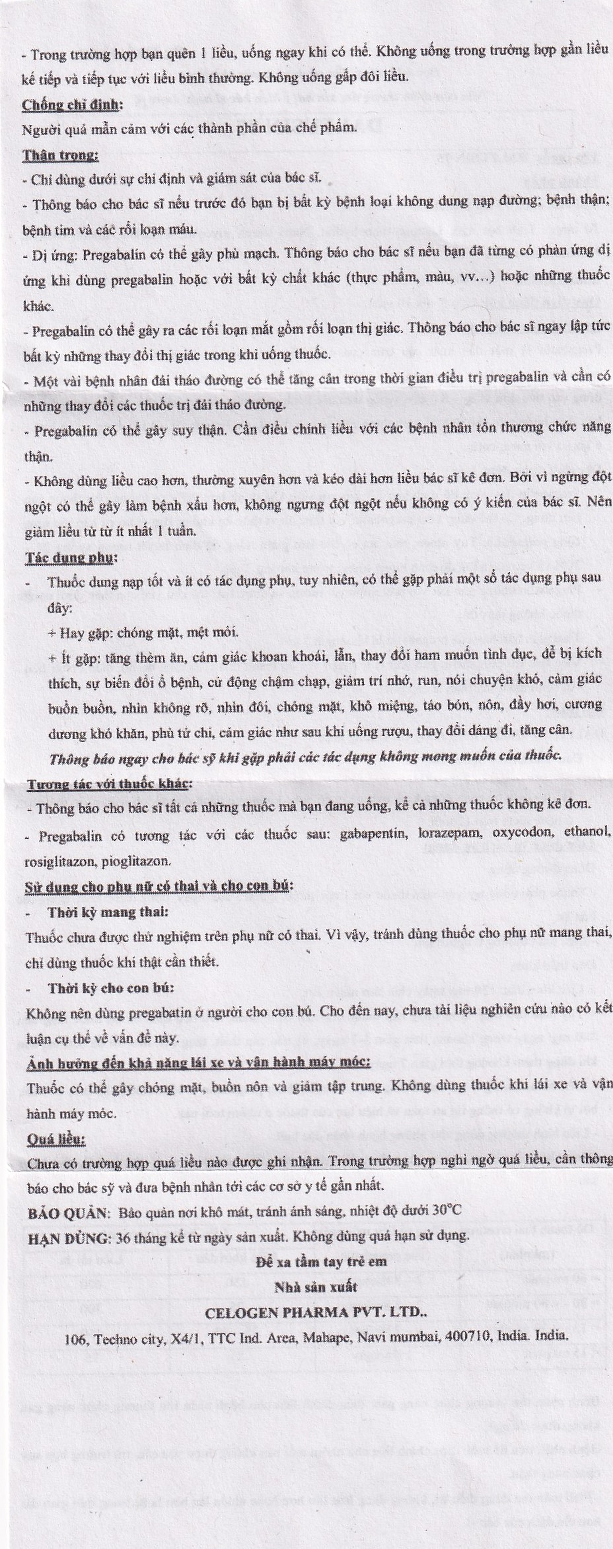 Thuốc Dalfusin 75 Celogen điều trị đau thần kinh, hỗ trợ điều trị động kinh (3 vỉ x 10 viên)