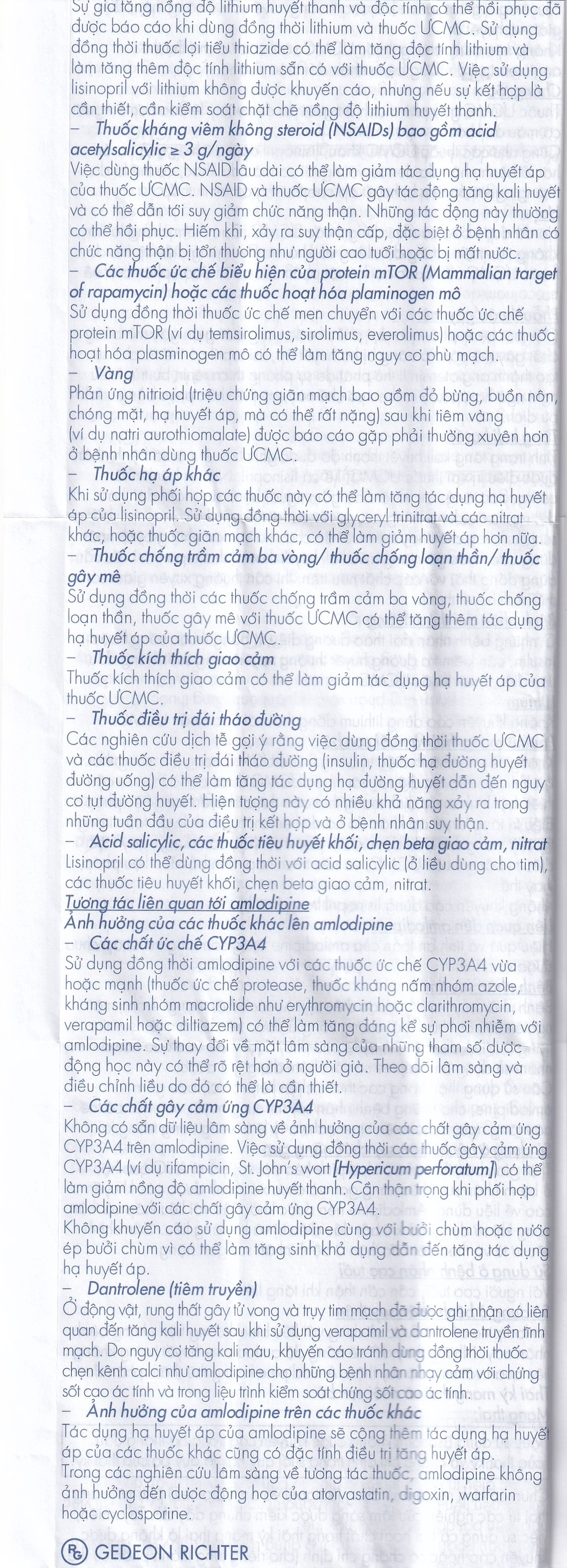 Viên nén Lisonorm Gedeon điều trị tăng huyết áp vô căn (3 vỉ x 10 viên)