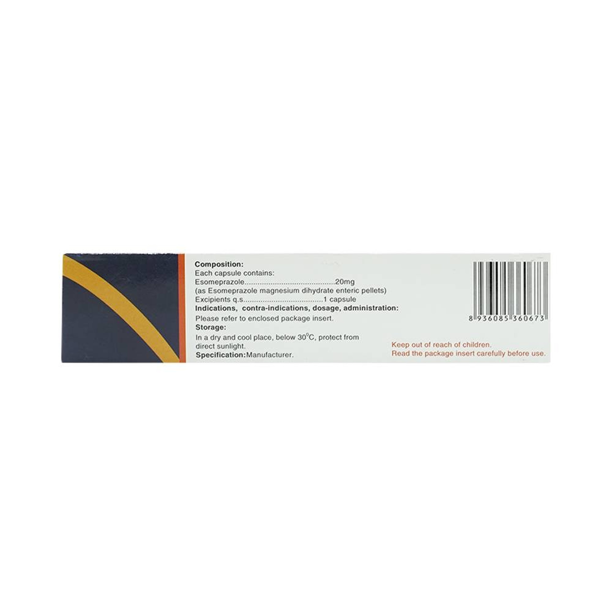 Thuốc Nesteloc 20 USP điều trị trong hội chứng trào ngược dạ dày - thực quản (3 vỉ x 10 viên)