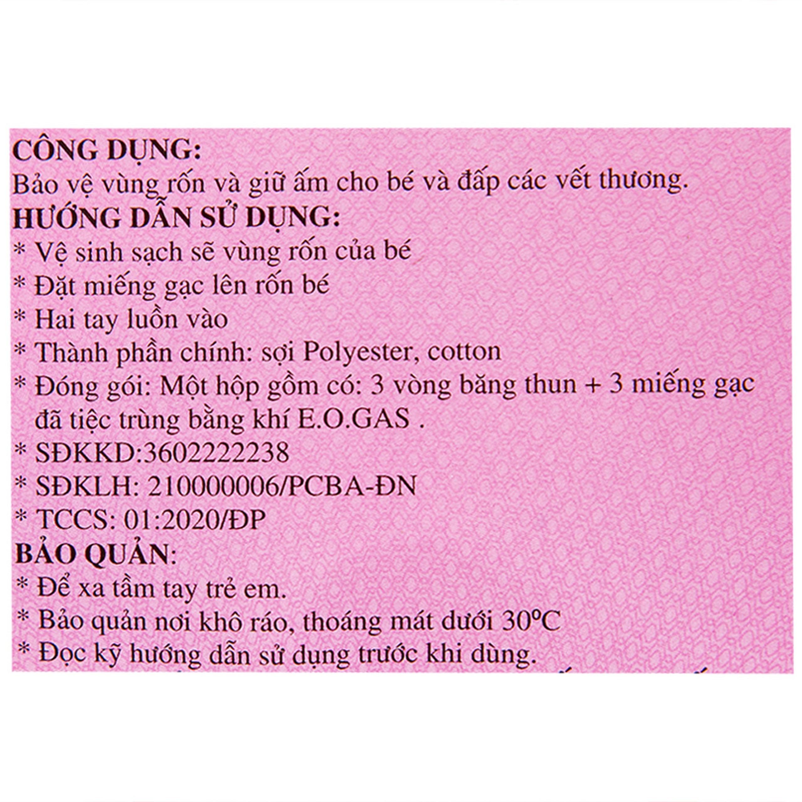Gạc rốn Đông Pha