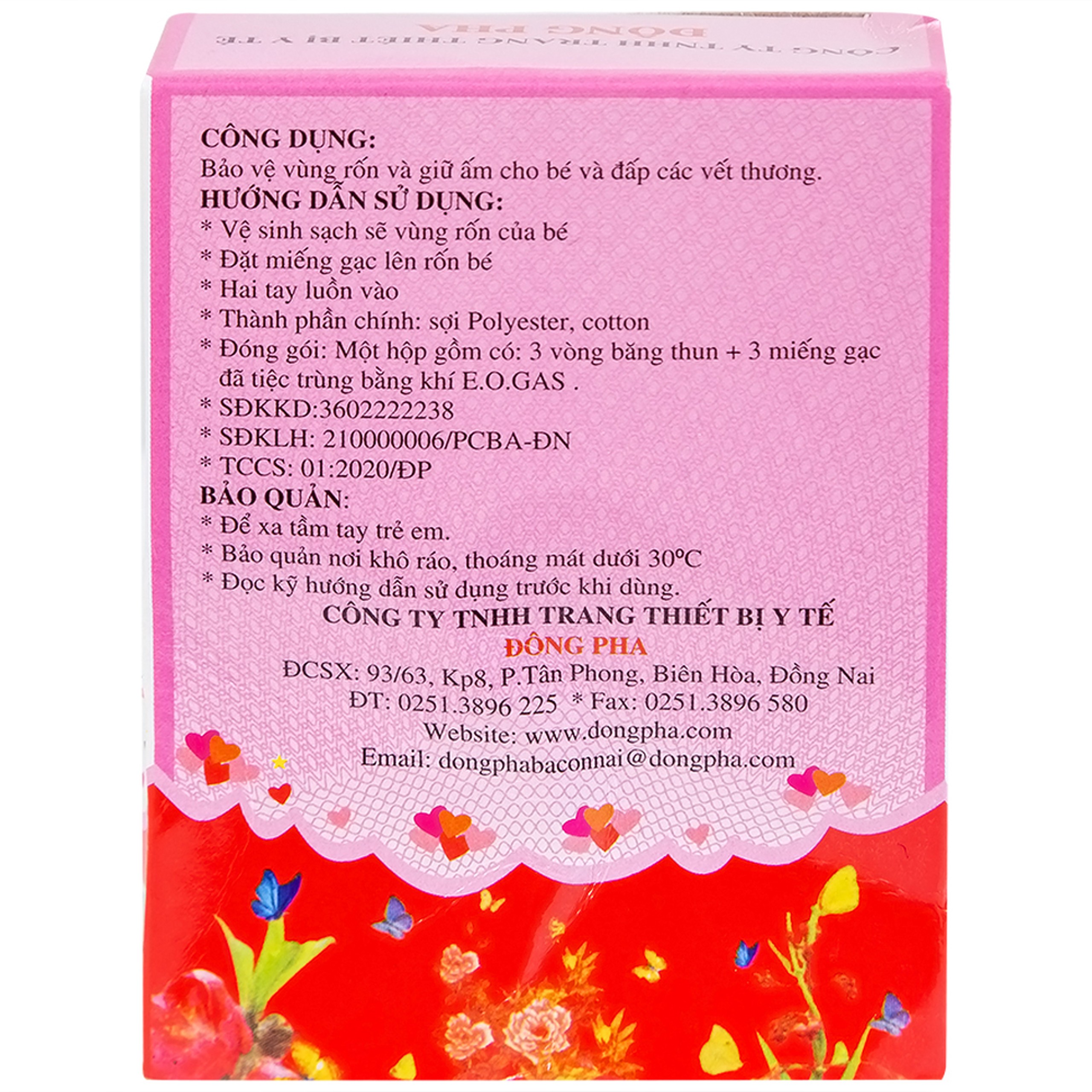 Gạc rốn Đông Pha