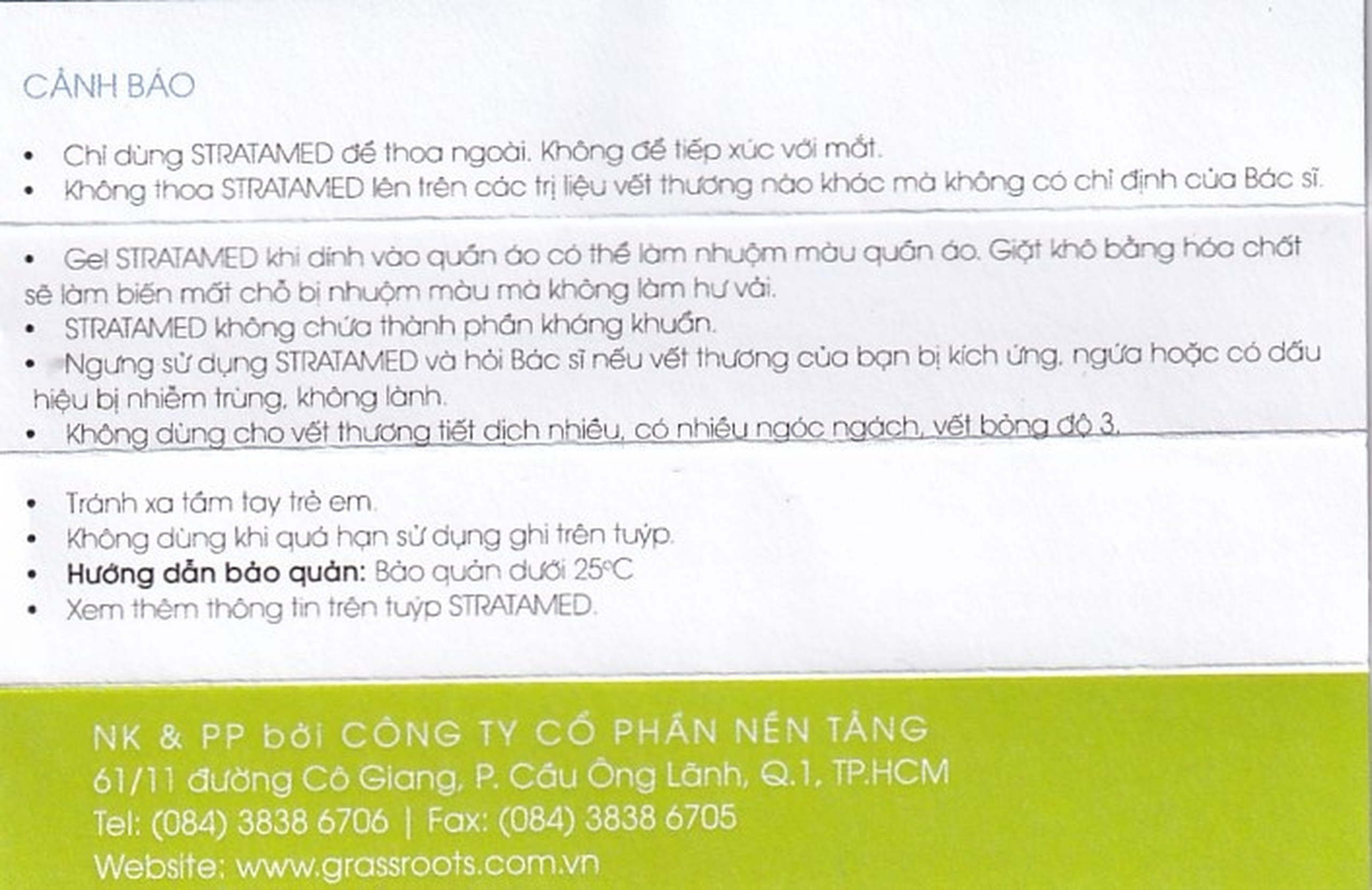 Kem bôi vết thương hở, vết bỏng, ngừa sẹo Stratamed 5g