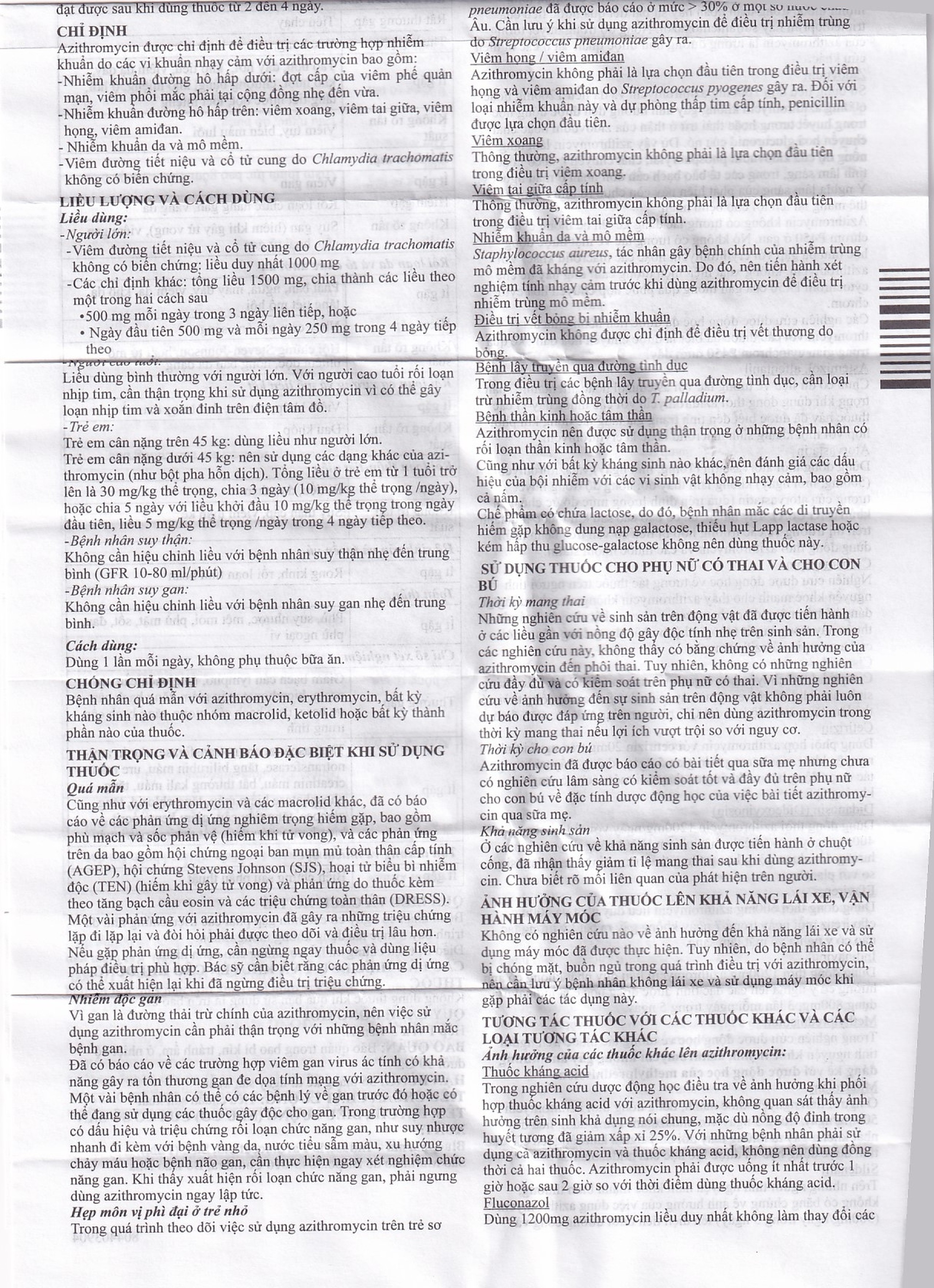 Thuốc Garosi Bluepharma điều trị nhiễm khuẩn (1 vỉ x 3 viên)