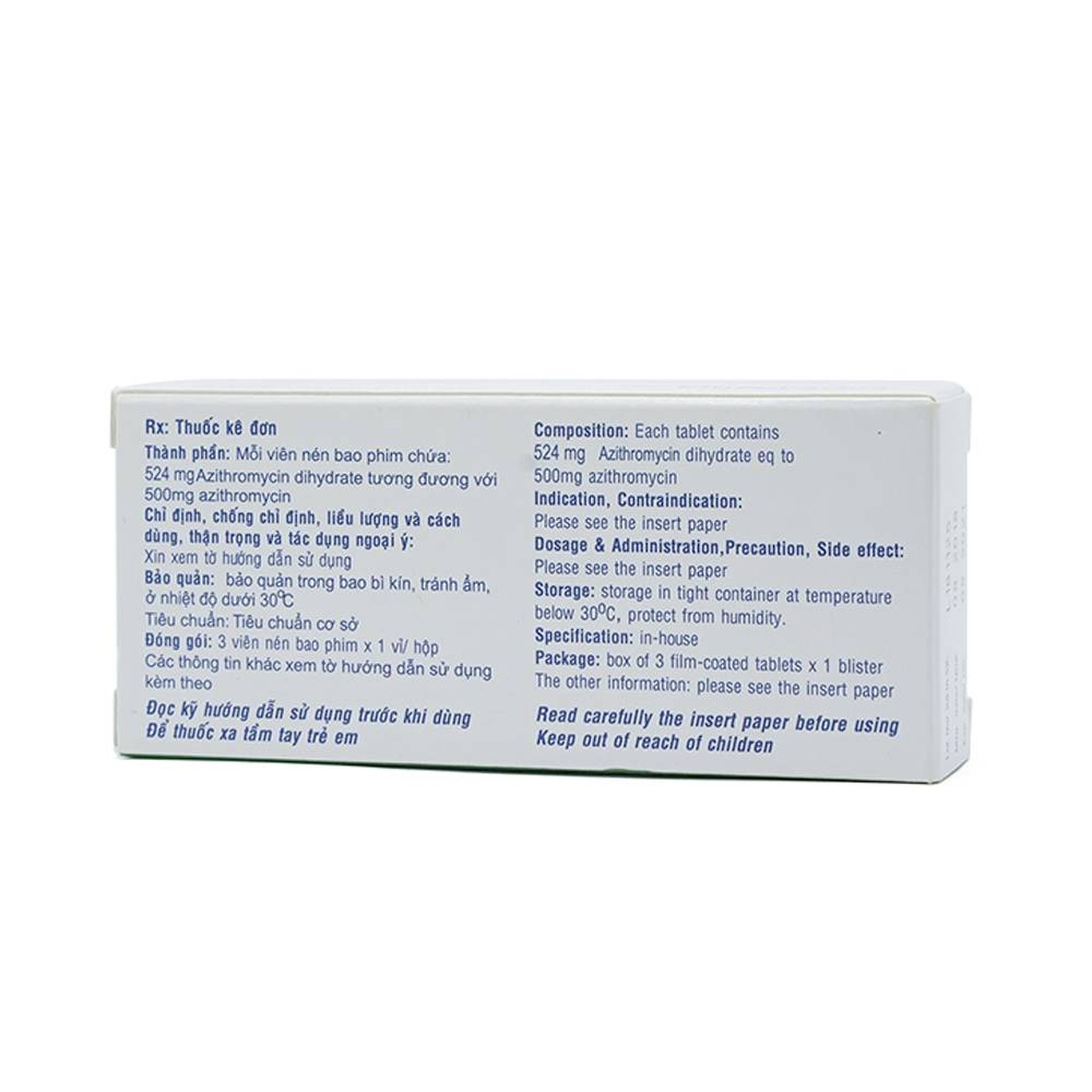 Thuốc Garosi Bluepharma điều trị nhiễm khuẩn (1 vỉ x 3 viên)