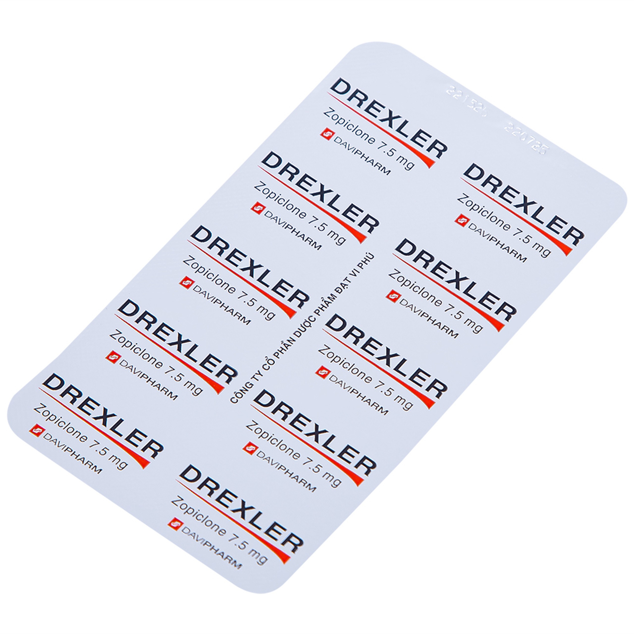 Thuốc Drexler Davipharm điều trị ngắn hạn chứng mất ngủ (60 viên)