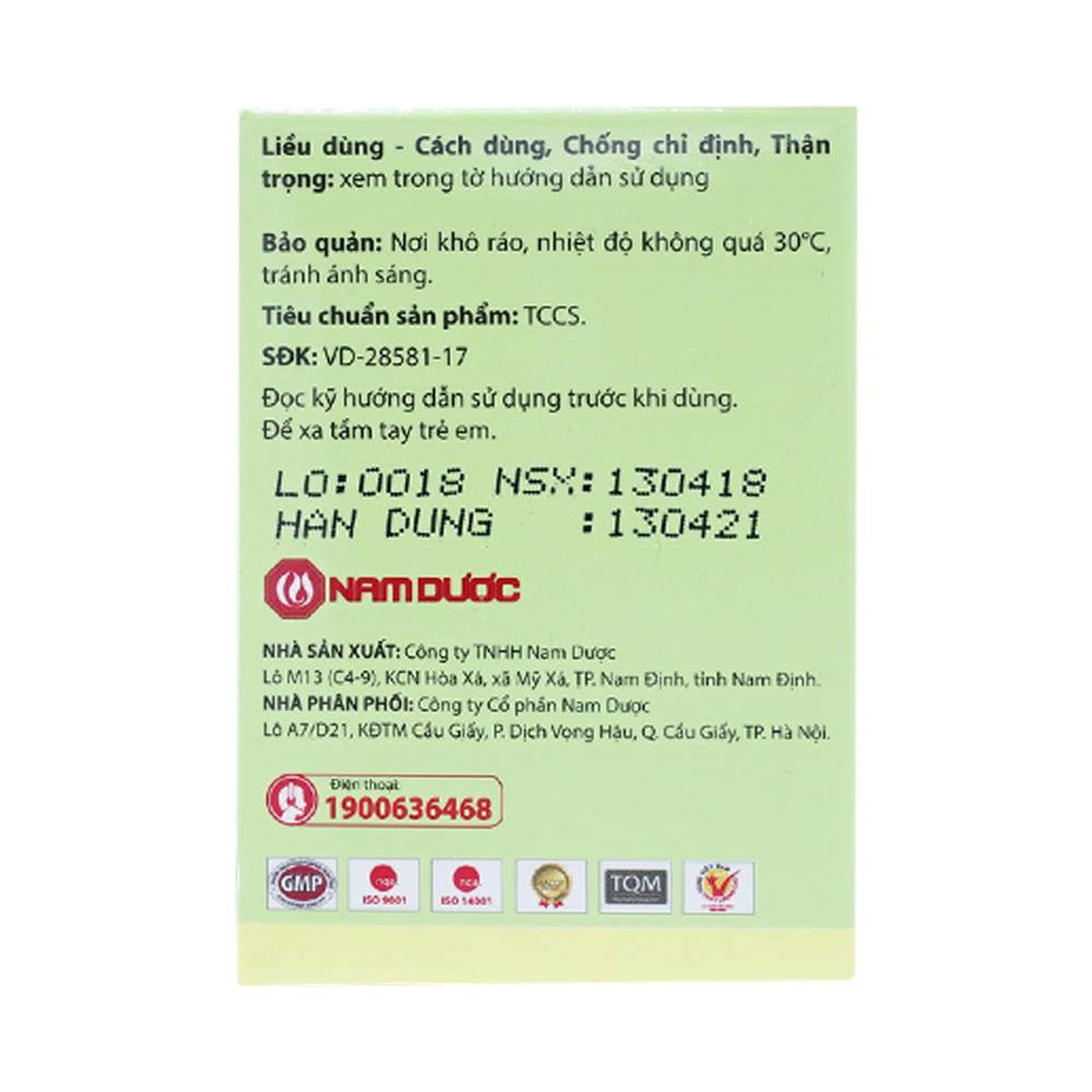 Thuốc thảo dược Thăng Trĩ Nam Dược hỗ trợ phòng và điều trị trĩ nội, trĩ ngoại (5 vỉ x 10 viên)