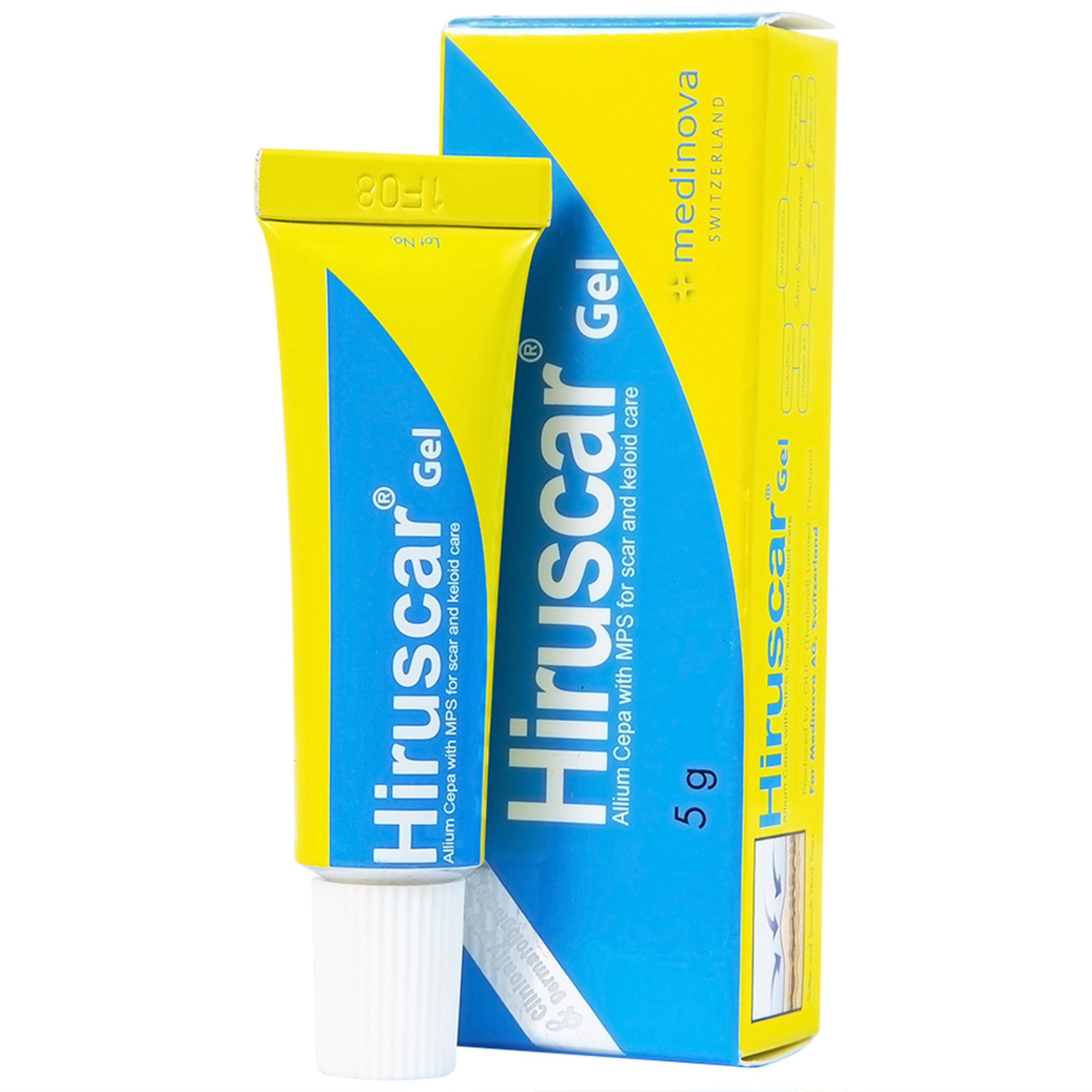 Gel bôi Hiruscar giúp làm mờ vết sẹo (5g)