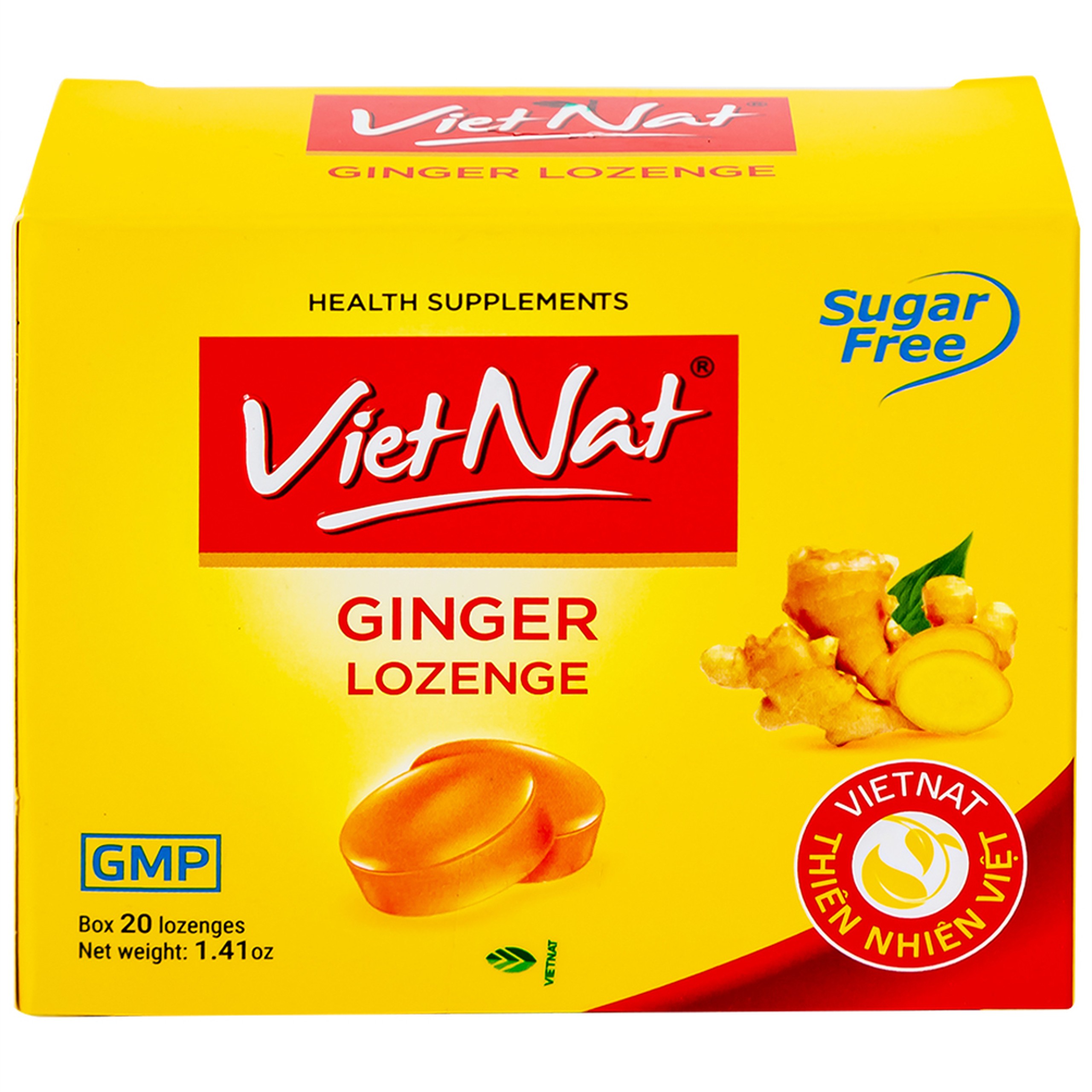 Kẹo Ngậm Ho Vị Gừng Vietnat (20 viên)