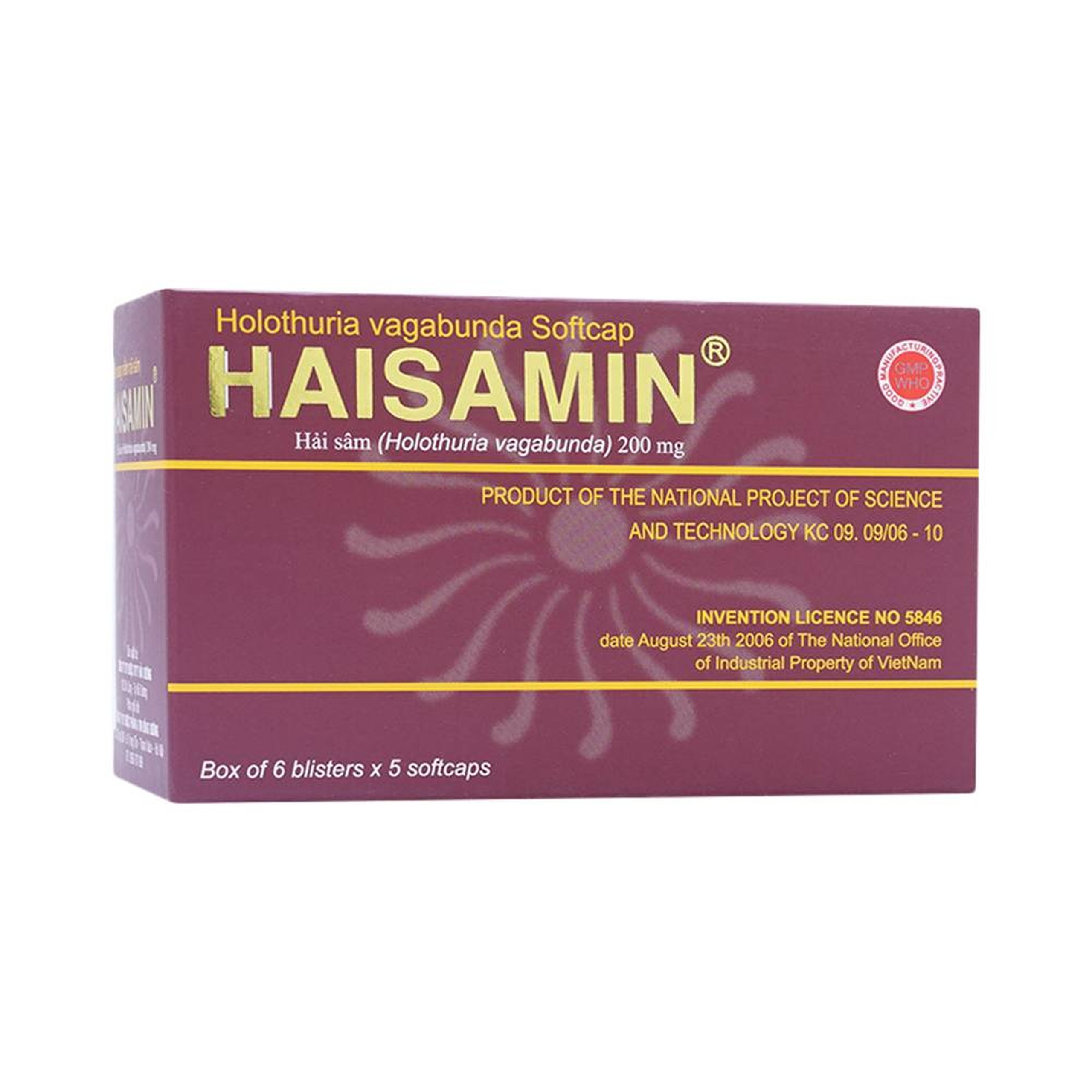 Thuốc Haisamin HDpharma tăng cường sinh lực (6 vỉ x 5 viên)