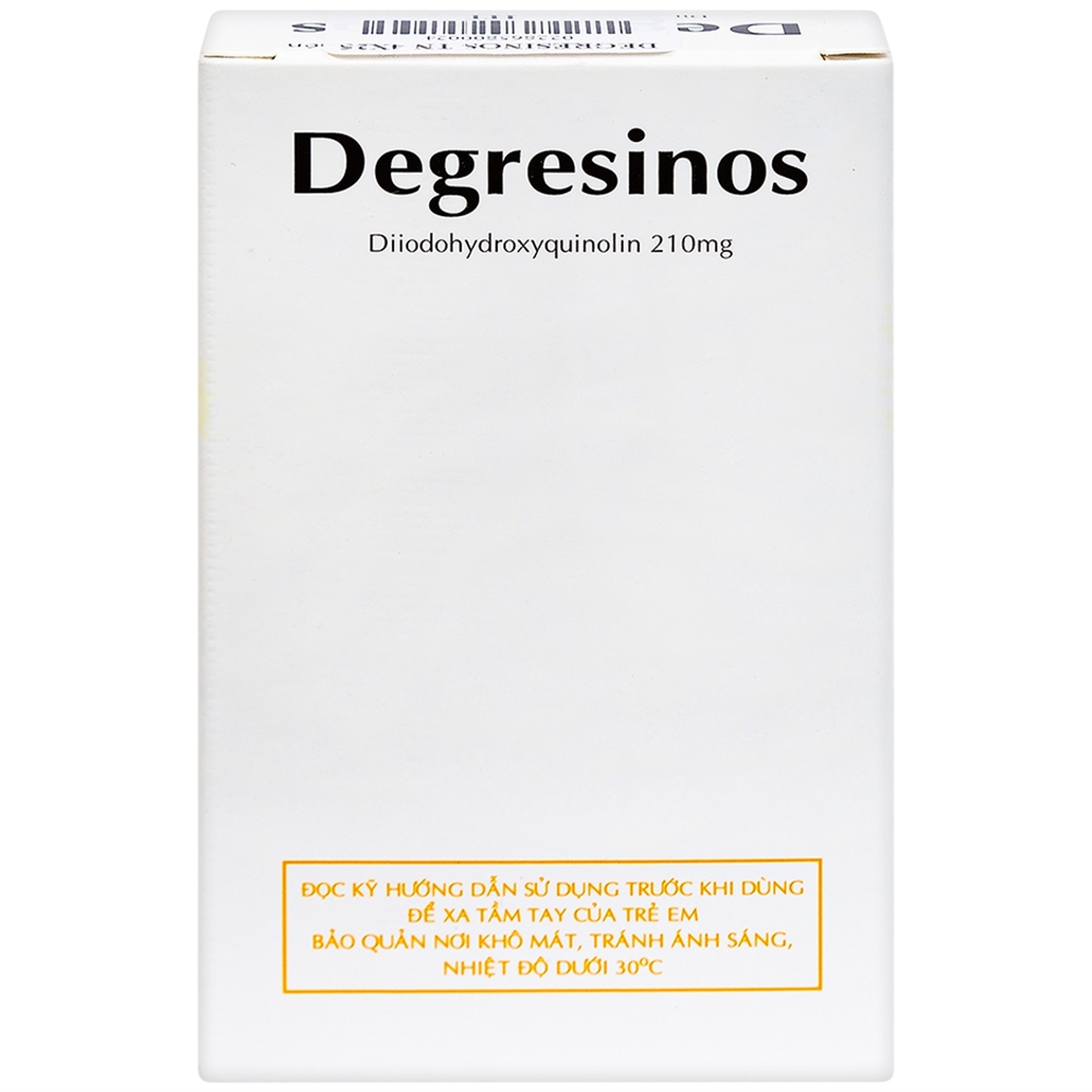 Thuốc Degresinos Thành Nam điều trị nhiễm amip đường ruột (4 vỉ x 25 viên)