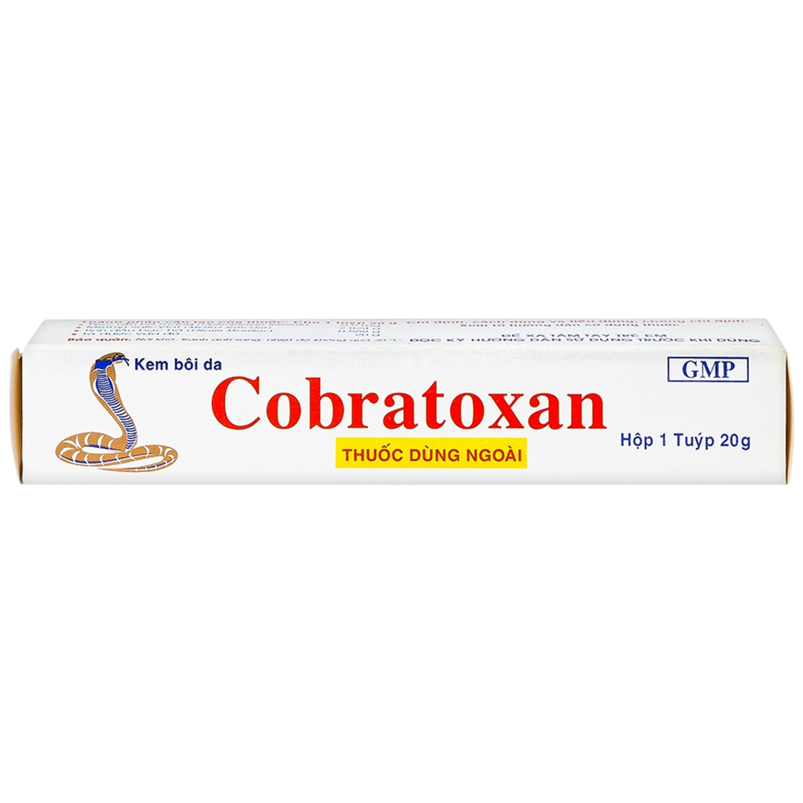 Kem xoa nọc rắn Cobratoxan 20g Đông Dược 408 tác dụng điều trị đau xương khớp (10 tuýp)