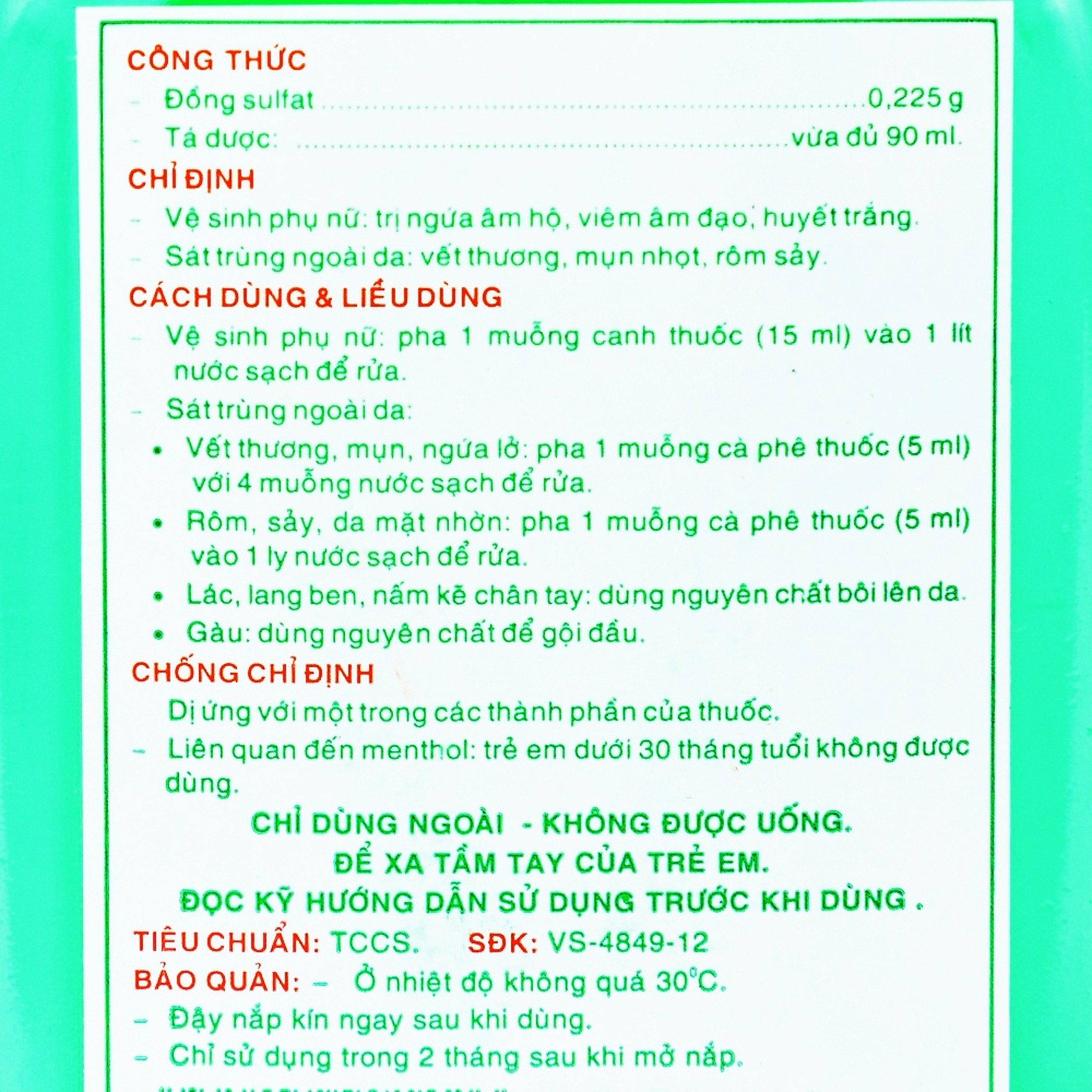 Dung dịch vệ sinh Gynofar Pharmedic điều trị ngứa âm hộ, viêm âm đạo, huyết trắng (90ml)