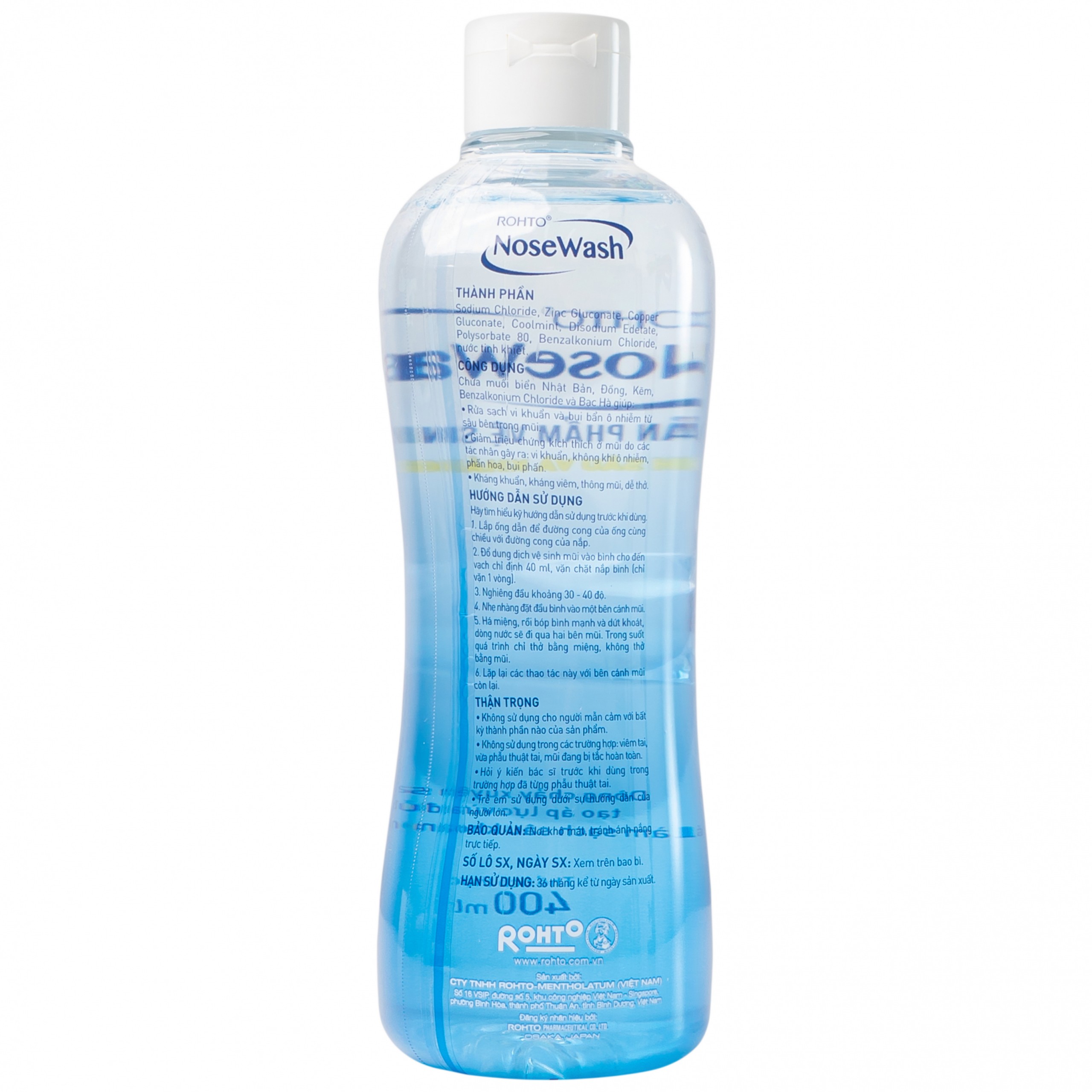 Bộ rửa mũi Rohto Nose Wash 400ml