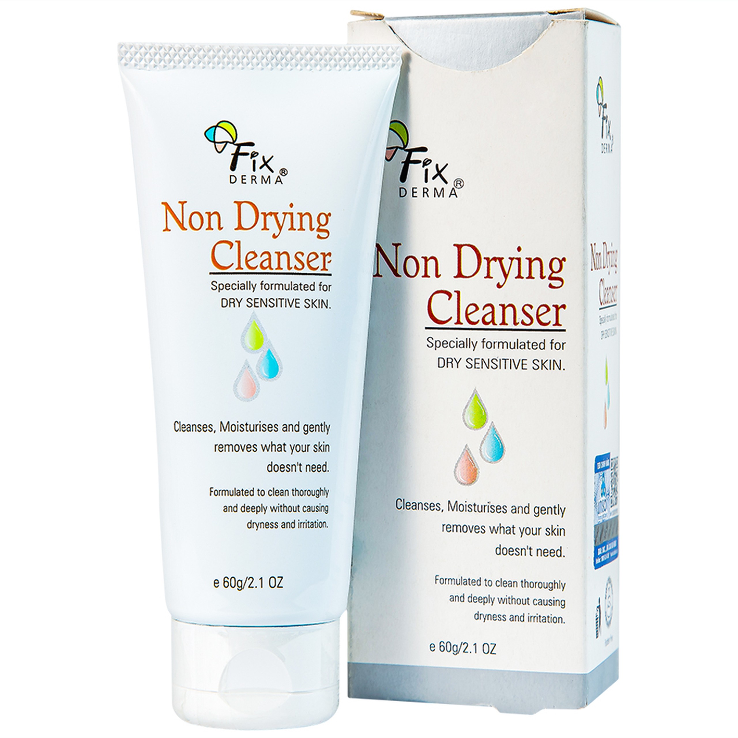 Sữa rửa mặt ngừa mụn Fixderma Non Drying Cleanser 60g