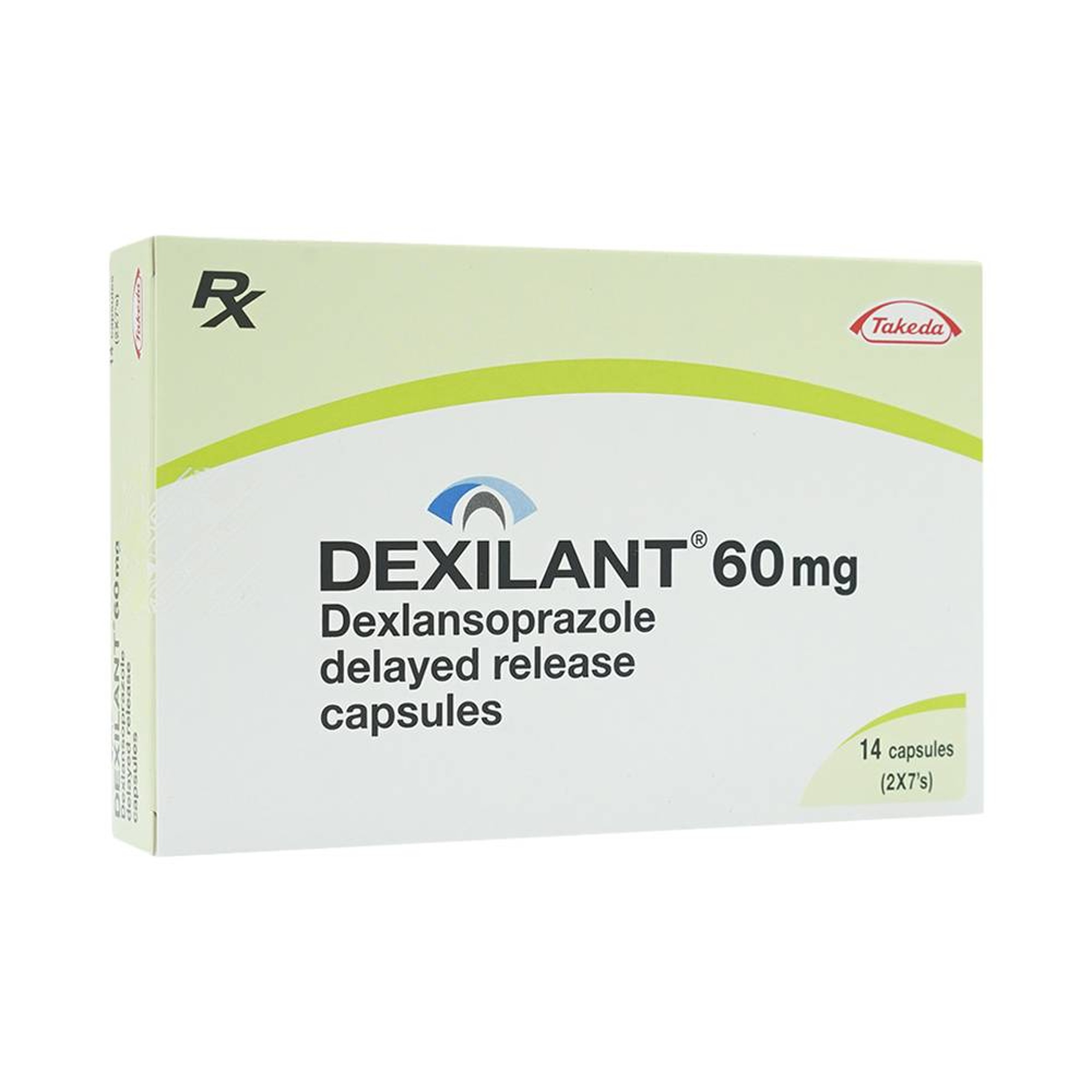 Thuốc Dexilant 60mg Takeda điều trị bệnh trào ngược dạ dày thực quản (2 vỉ x 7 viên)