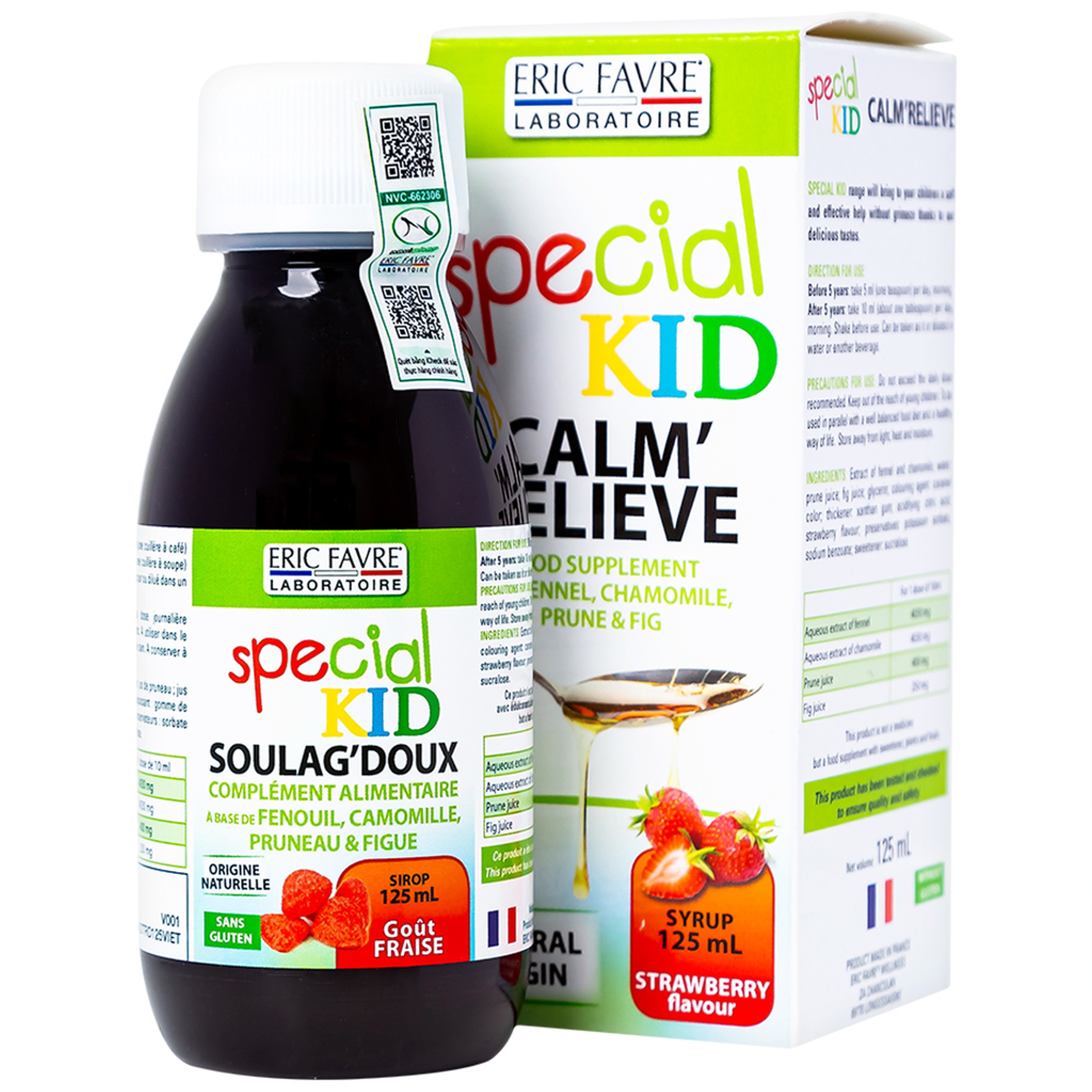 Siro Special Kid Soulag'Doux hỗ trợ nhuận tràng, giúp kích thích tiêu hóa (125ml)