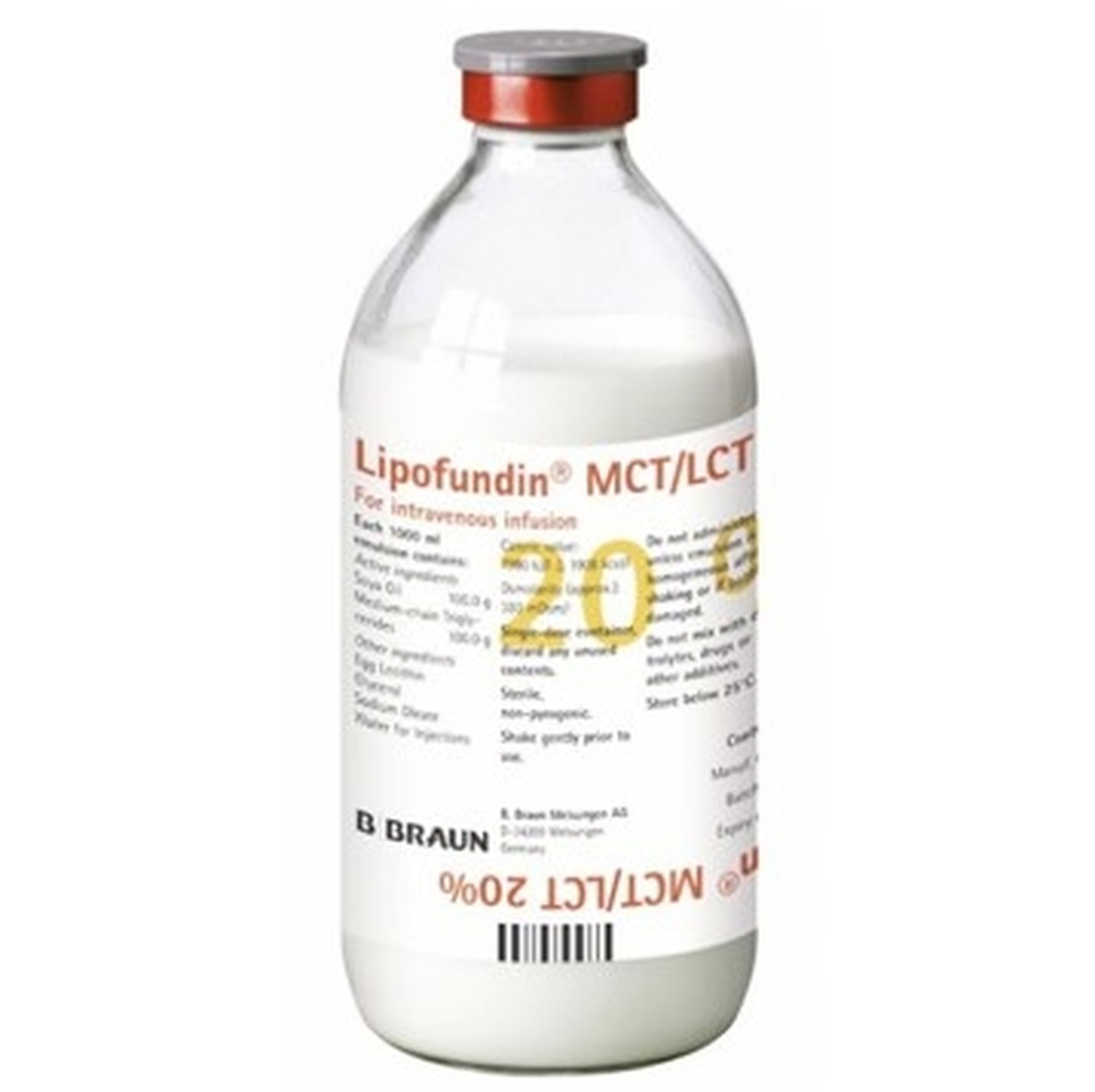 Dịch truyền Lipofundin MCT/LCT 20% B.Braun cung cấp năng lượng, chất béo (100ml)