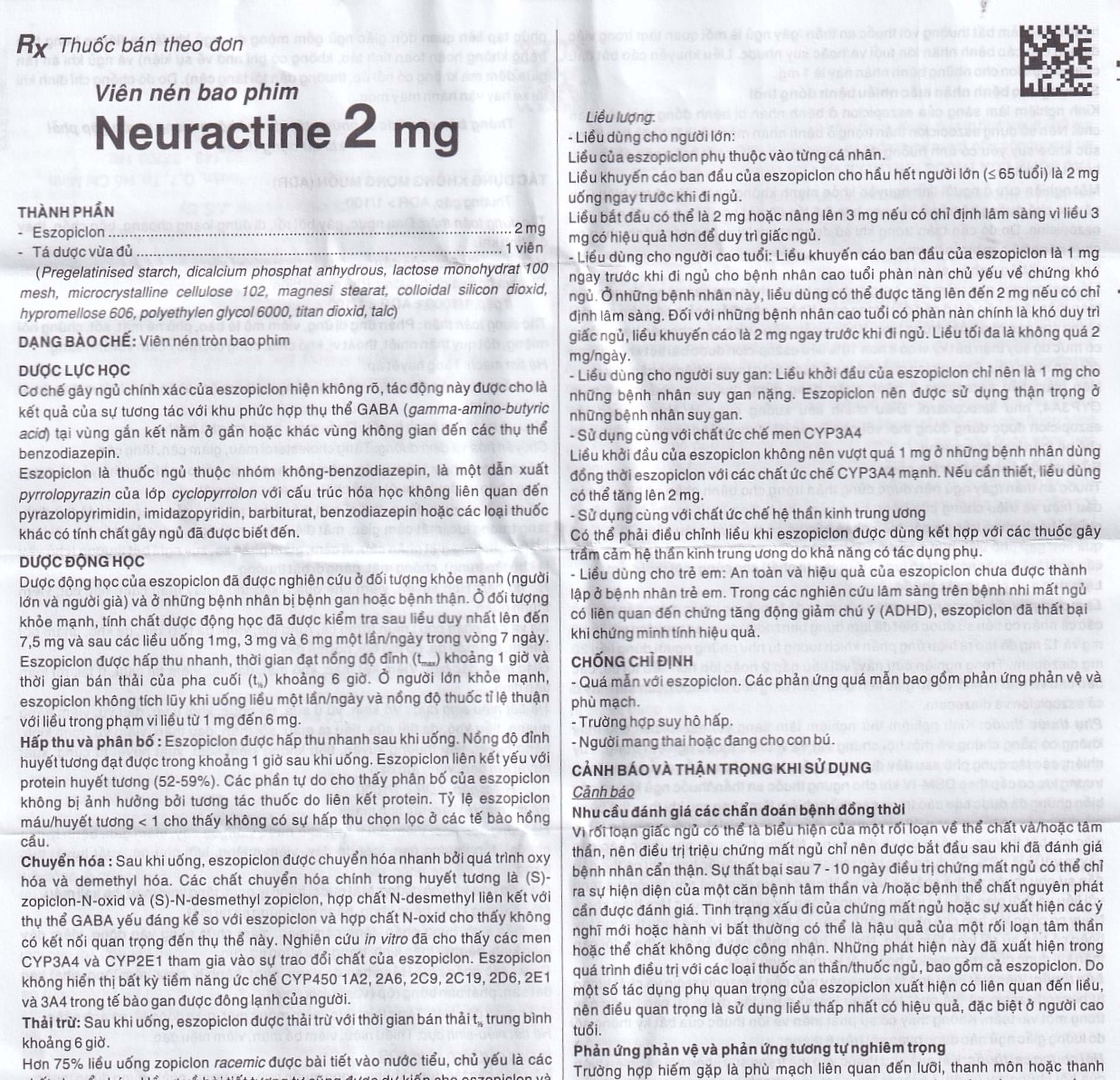 Thuốc Neuractine 2mg SaVi điều trị chứng mất ngủ (3 vỉ x 10 viên)