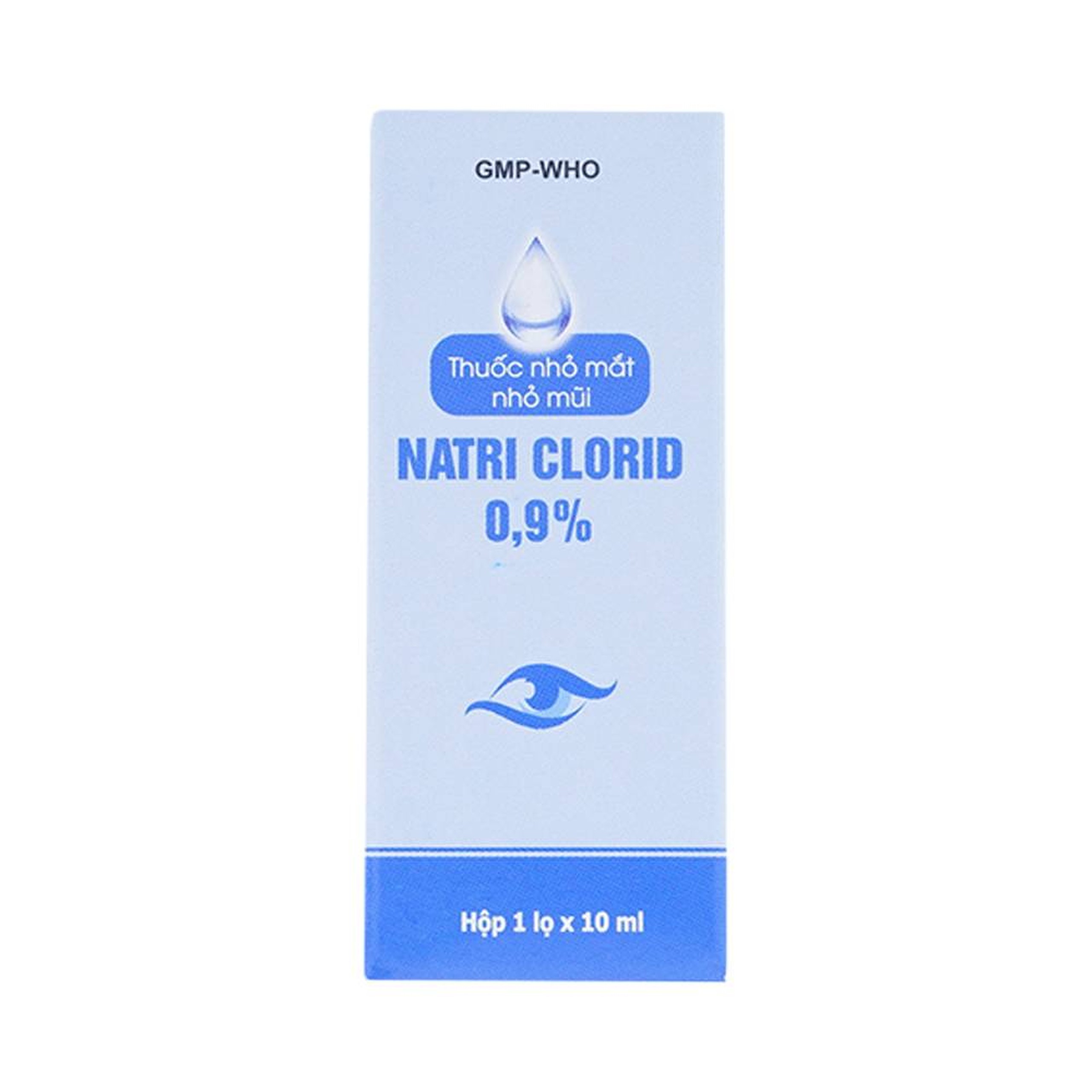 Thuốc nhỏ mắt, nhỏ mũi Natri Clorid 0.9% Gia Nguyễn dùng để rửa mắt, mũi (10ml)