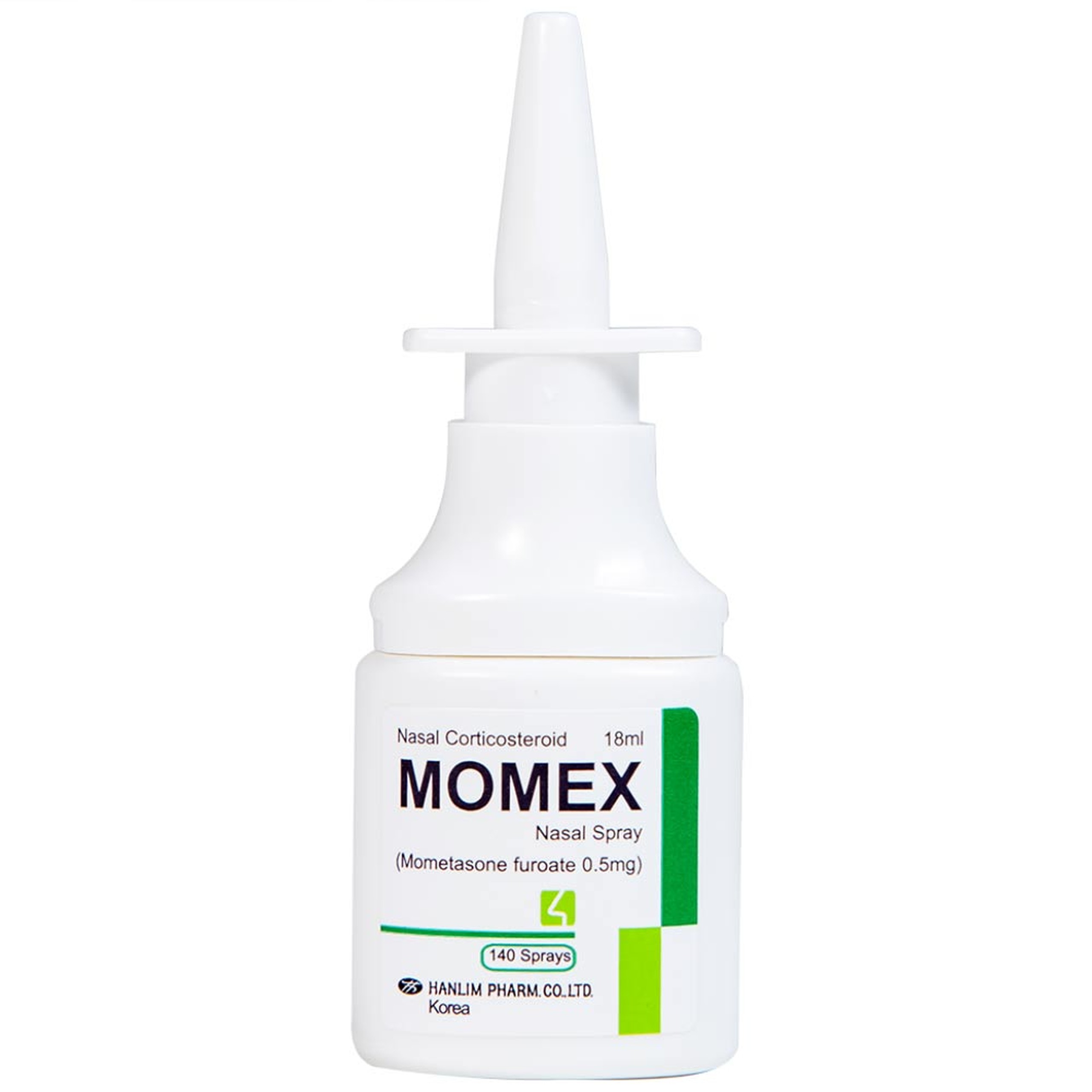 Hỗn dịch xịt mũi Momex Nasal Spray Hanlim điều trị viêm mũi theo mùa (18ml)