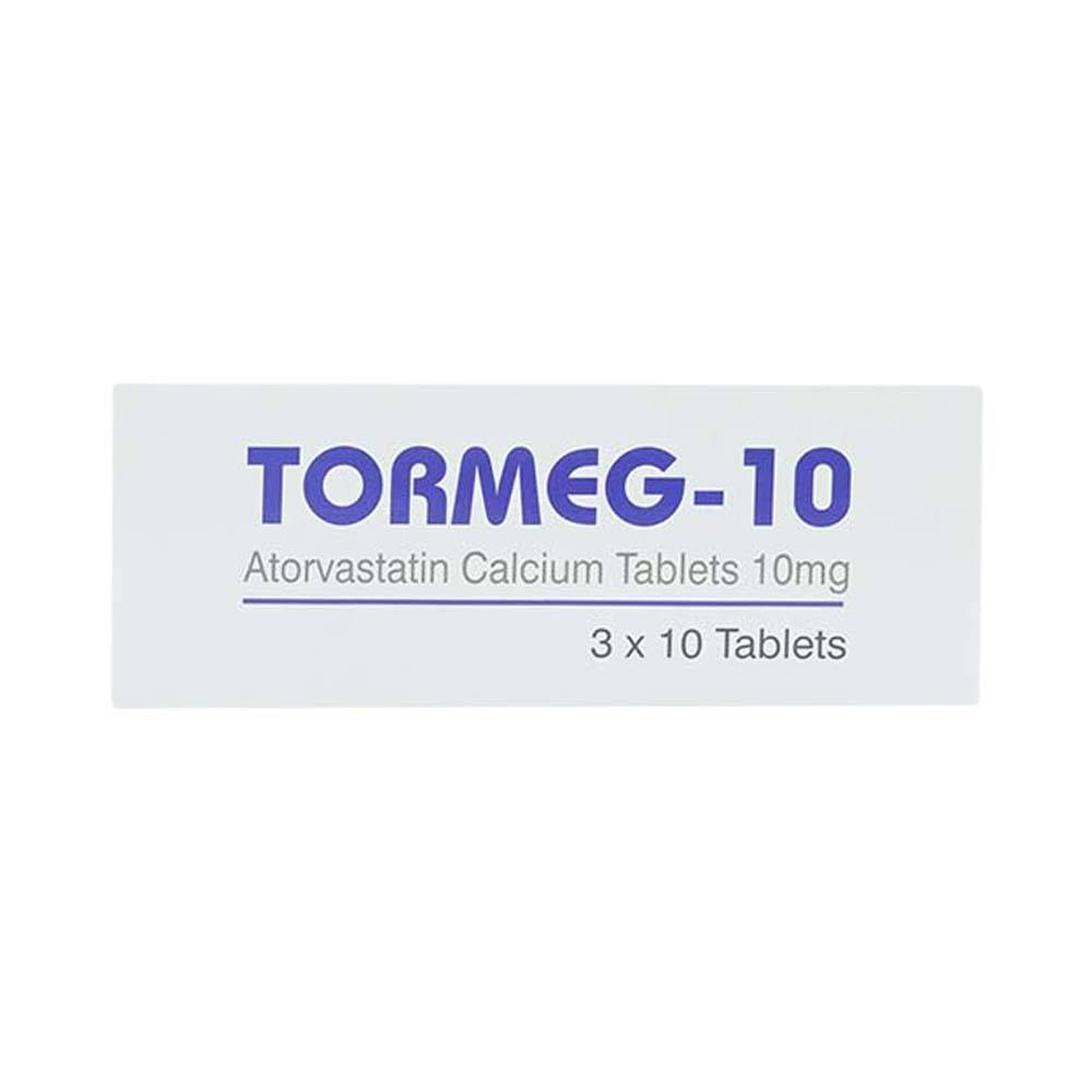 Thuốc Tormeg-10 MEGA We care ngăn ngừa bệnh tim mạch, tăng mỡ máu (3 vỉ x 10 viên)