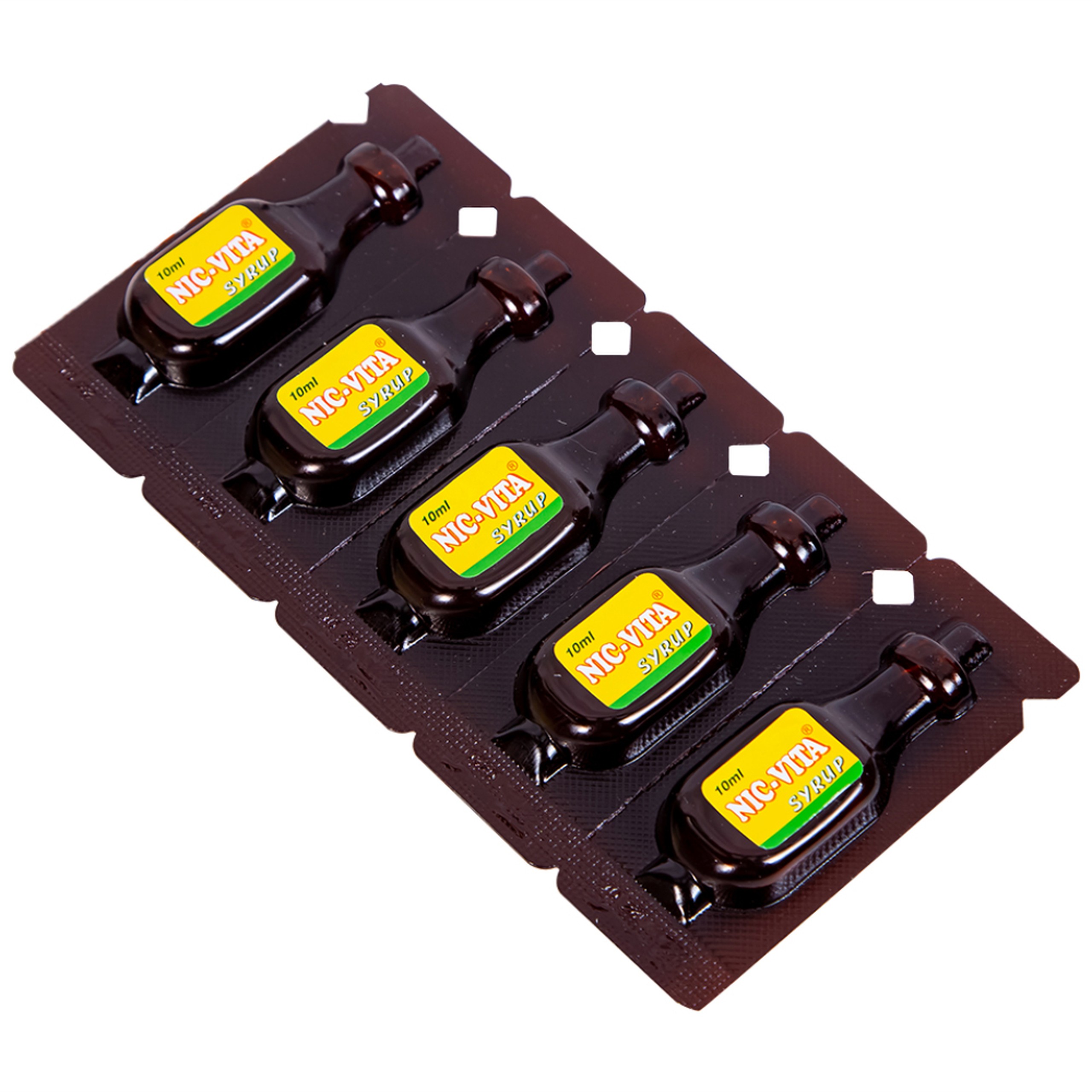 Siro Nic-Vita bổ sung dinh dưỡng, phát triển chiều cao ở trẻ em (20 ống x 10ml) 