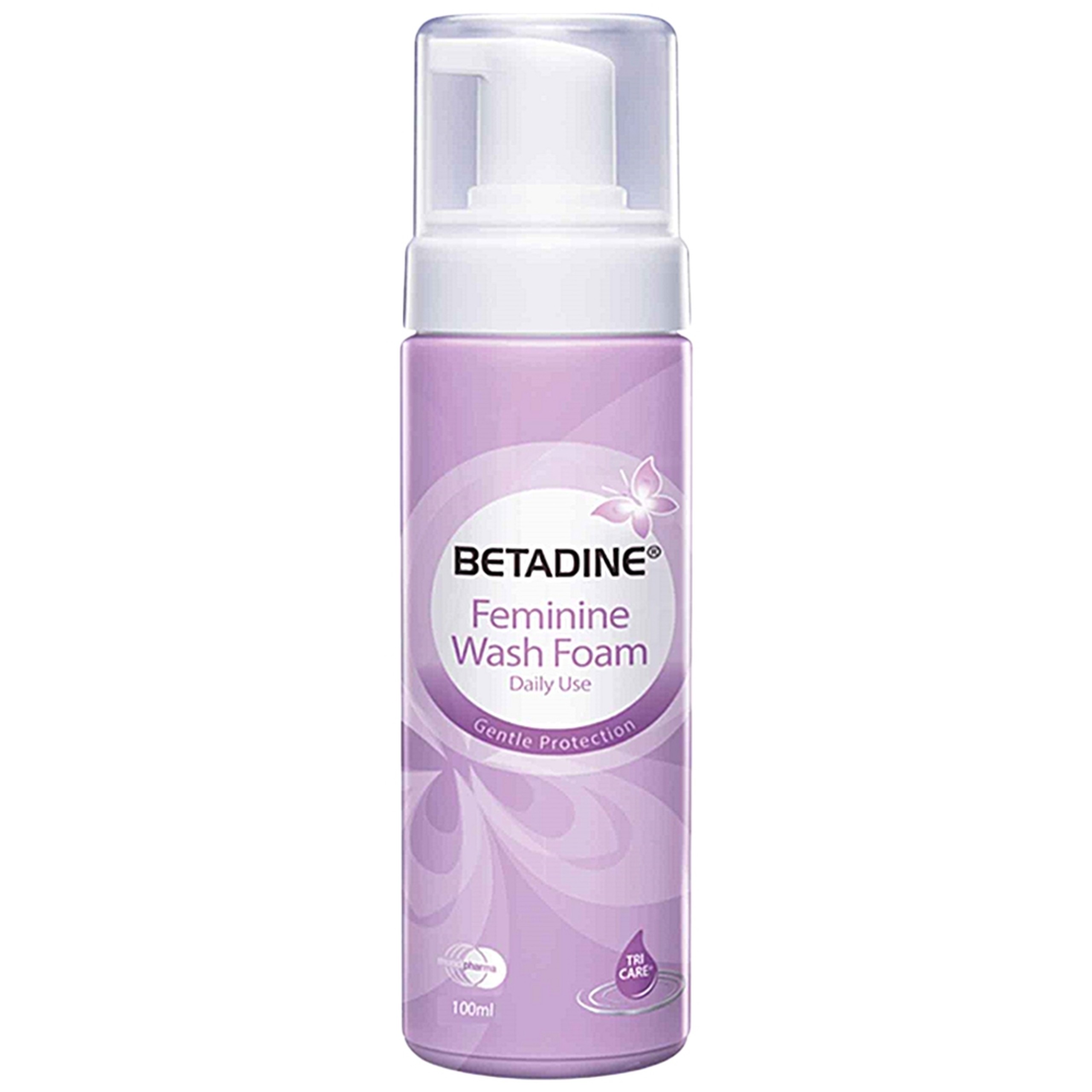 Bọt vệ sinh phụ nữ Betadine Feminine Wash Foam nuôi dưỡng và cân bằng vệ sinh vi sinh âm đạo (100ml)