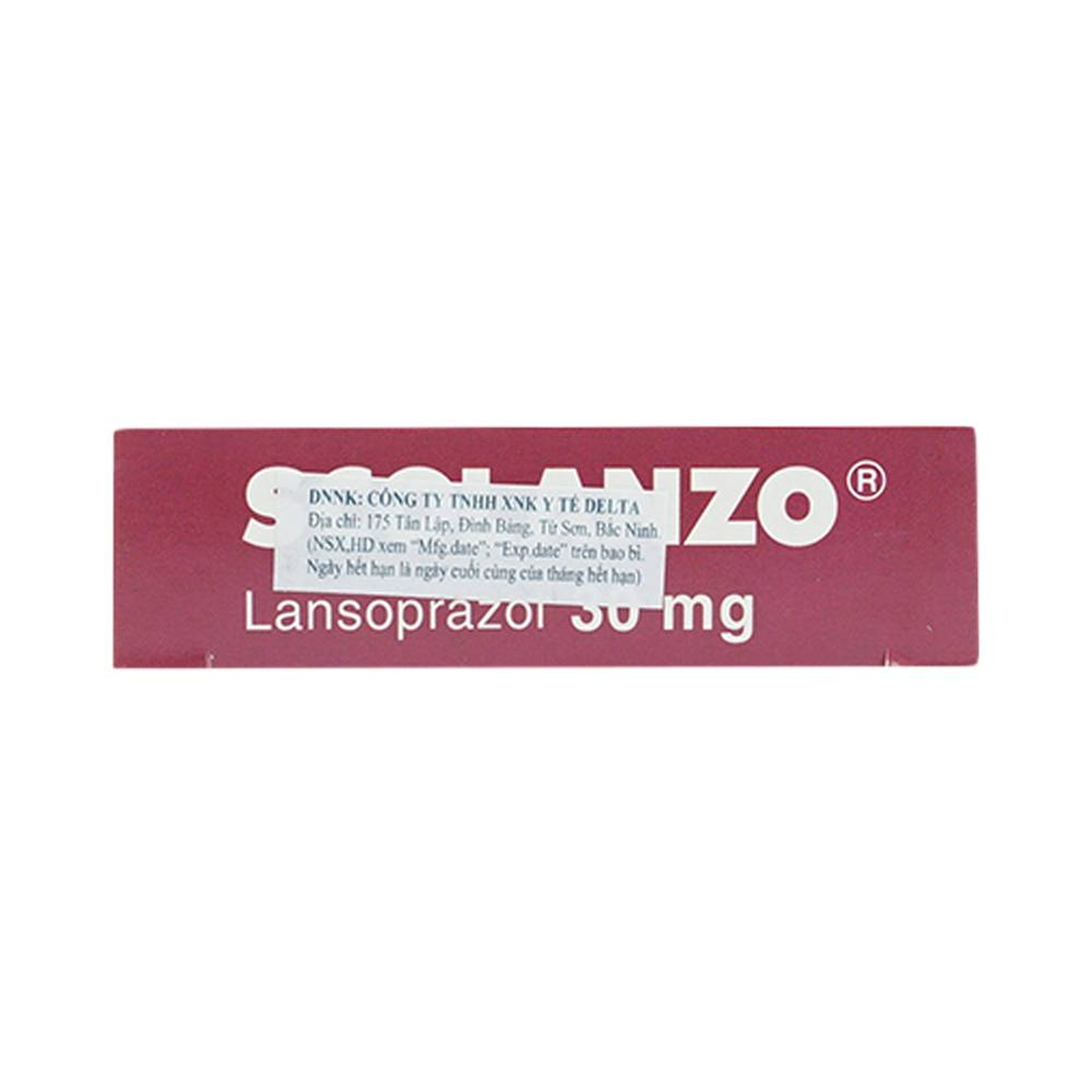Thuốc Scolanzo 30mg Laboratorios Liconsa điều trị loét tá tràng, dạ dày (2 vỉ x 7 viên)