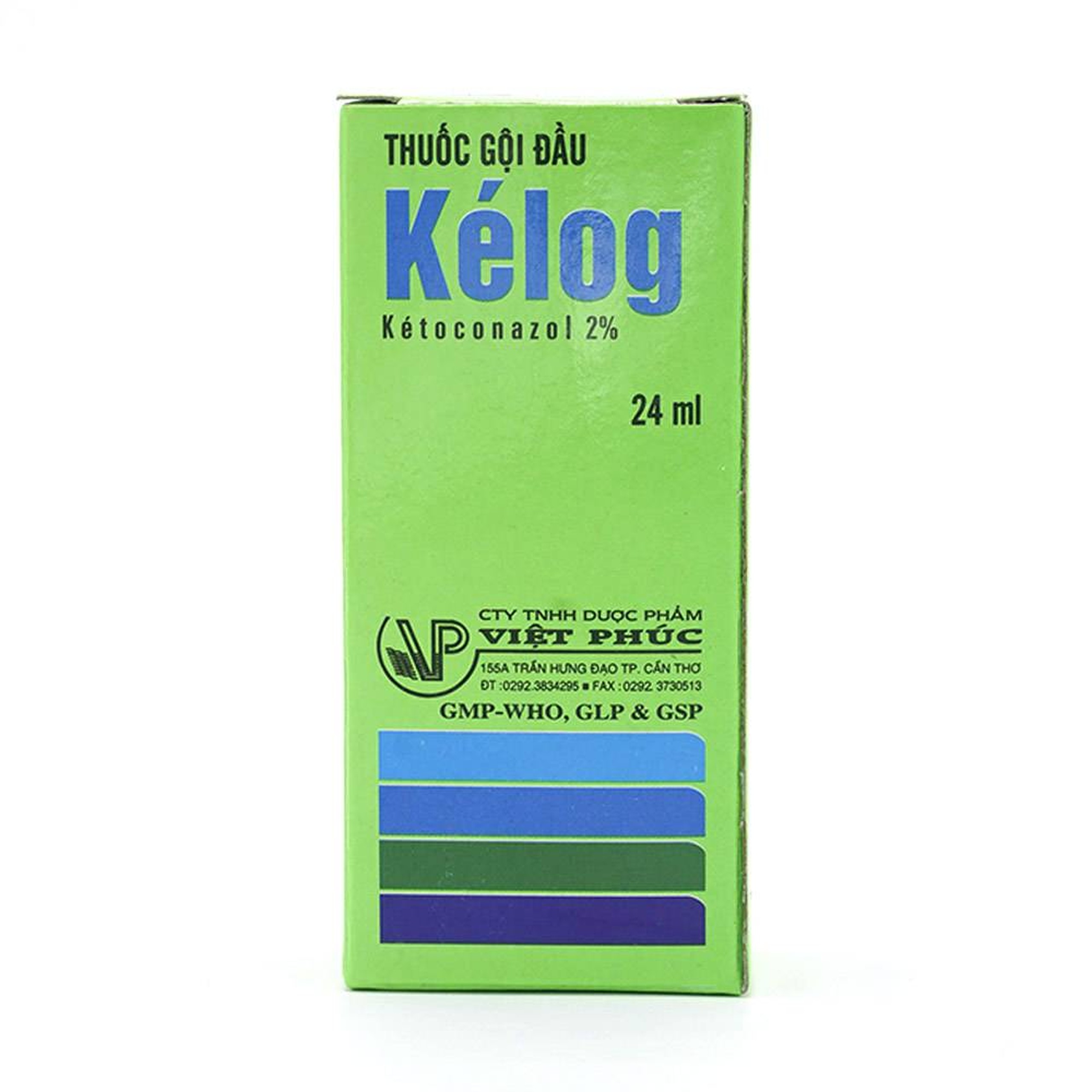 Thuốc gội đầu Kelog Việt Phúc điều trị gàu, nấm tóc, viêm ngứa và bong vảy da đầu (24ml)