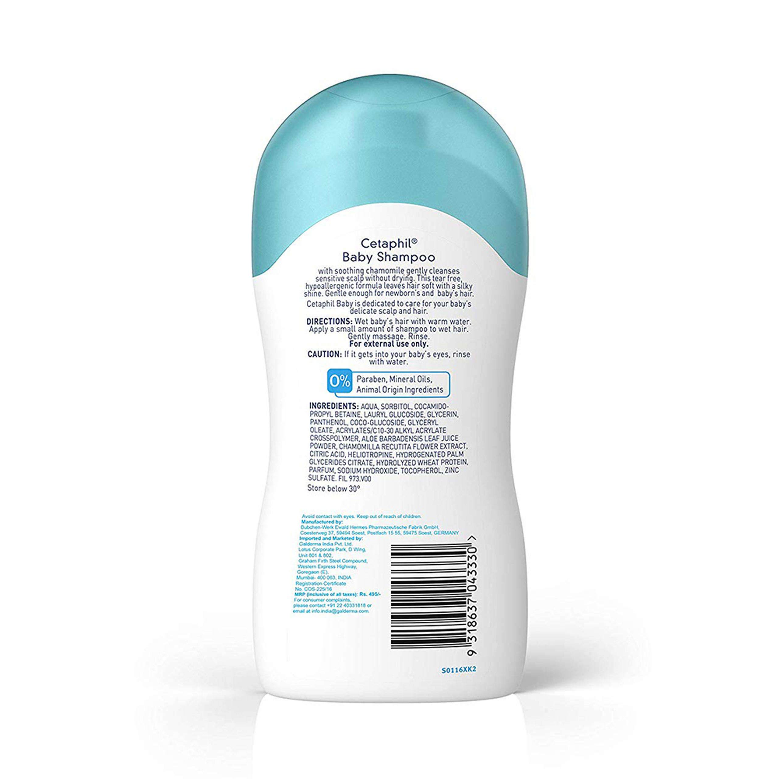Dầu gội cho bé Cetaphil Baby Shampoo With Natural Chamomile (200ml)
