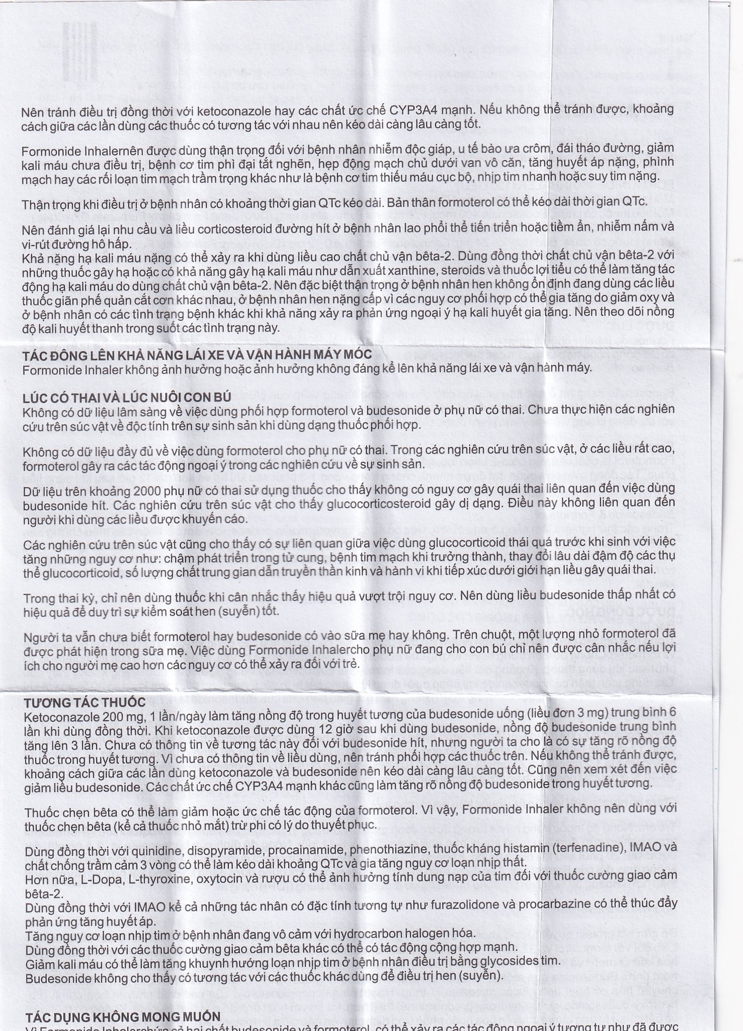 Thuốc hít khí dung Formonide 200 HFA Cadila điều trị hen suyễn (120 liều)