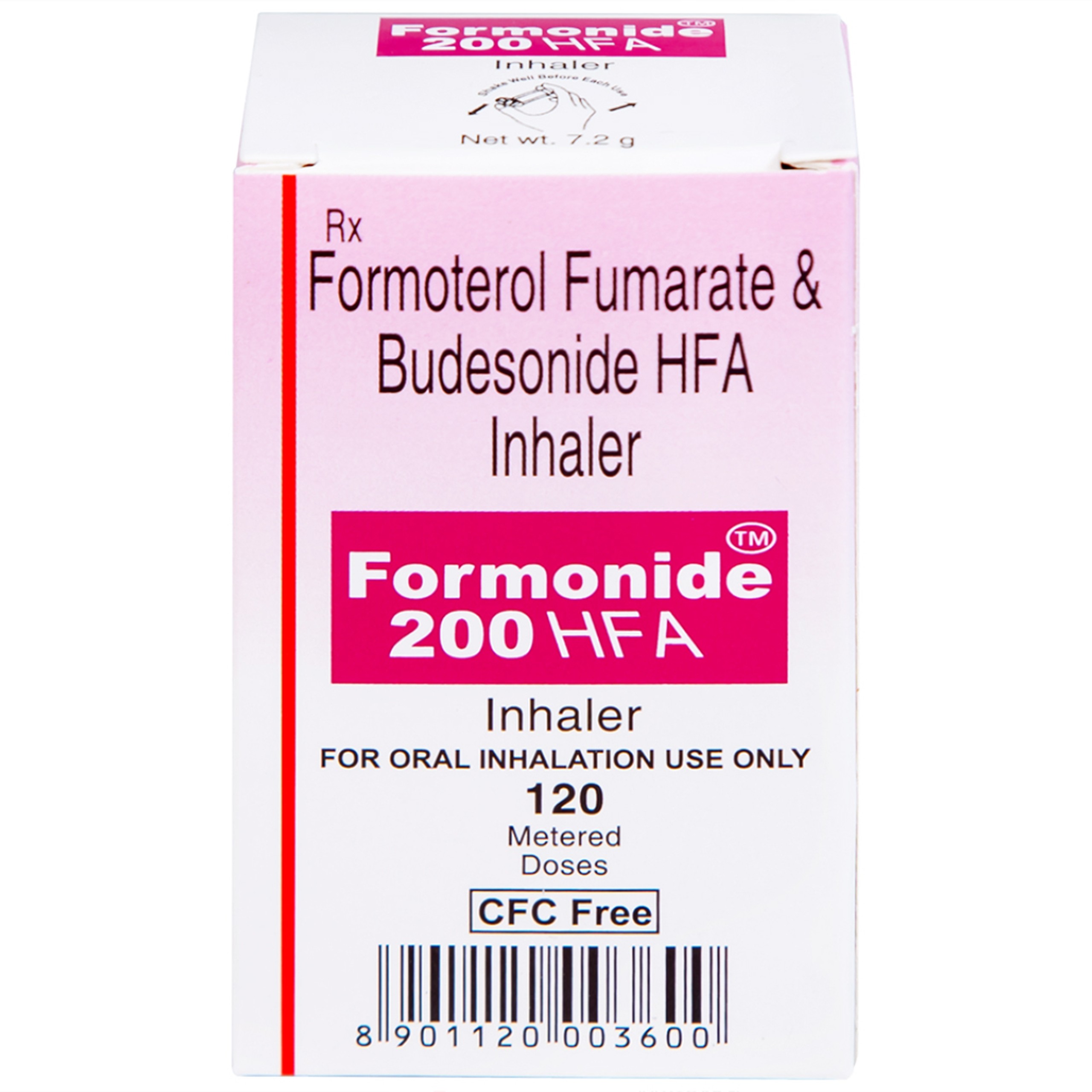 Thuốc hít khí dung Formonide 200 HFA Cadila điều trị hen suyễn (120 liều)