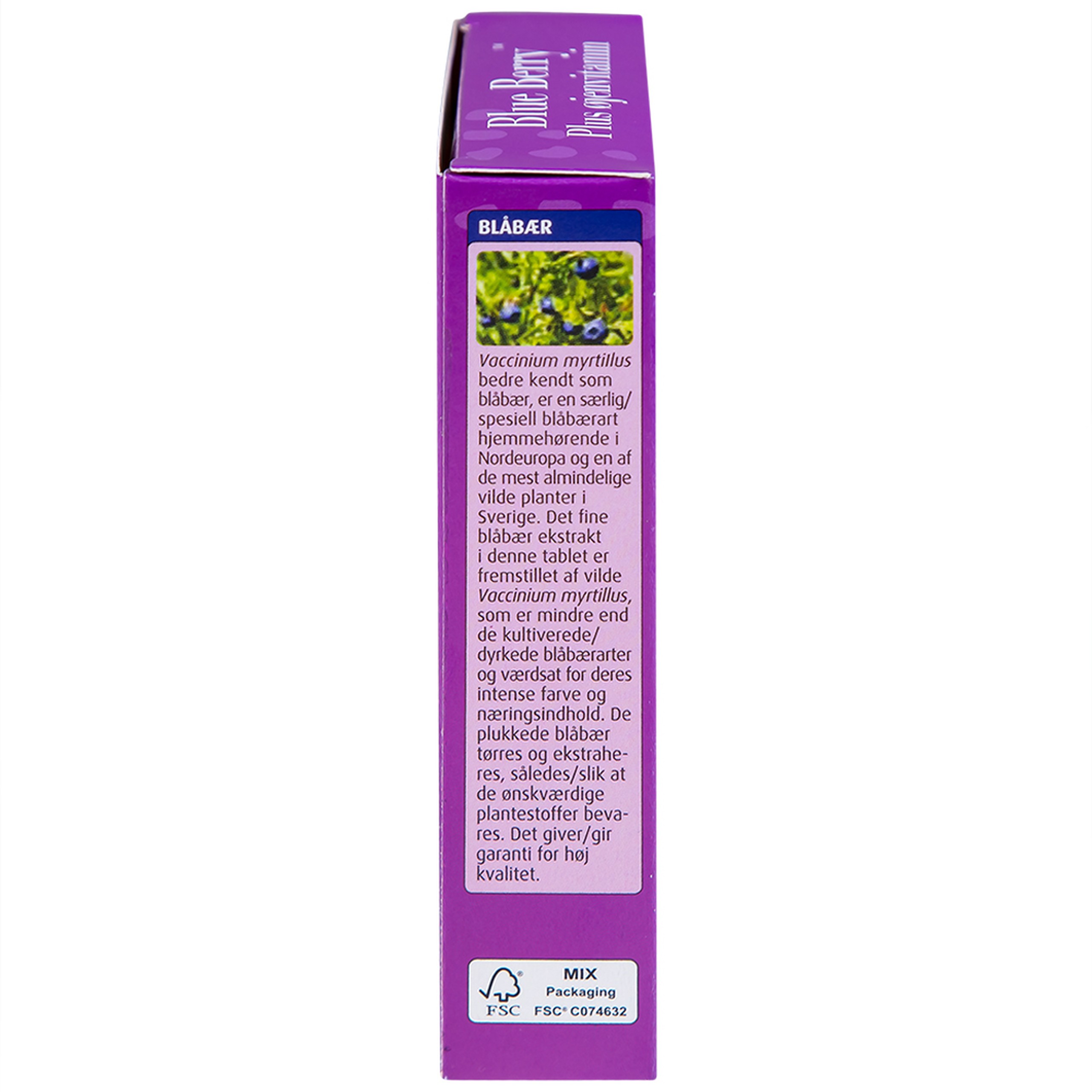 Viên uống hỗ trợ cải thiện thị lực, giảm mỏi mắt, khô mắt Blue Berry Plus Ojenvitamin New Nordic (40 viên)