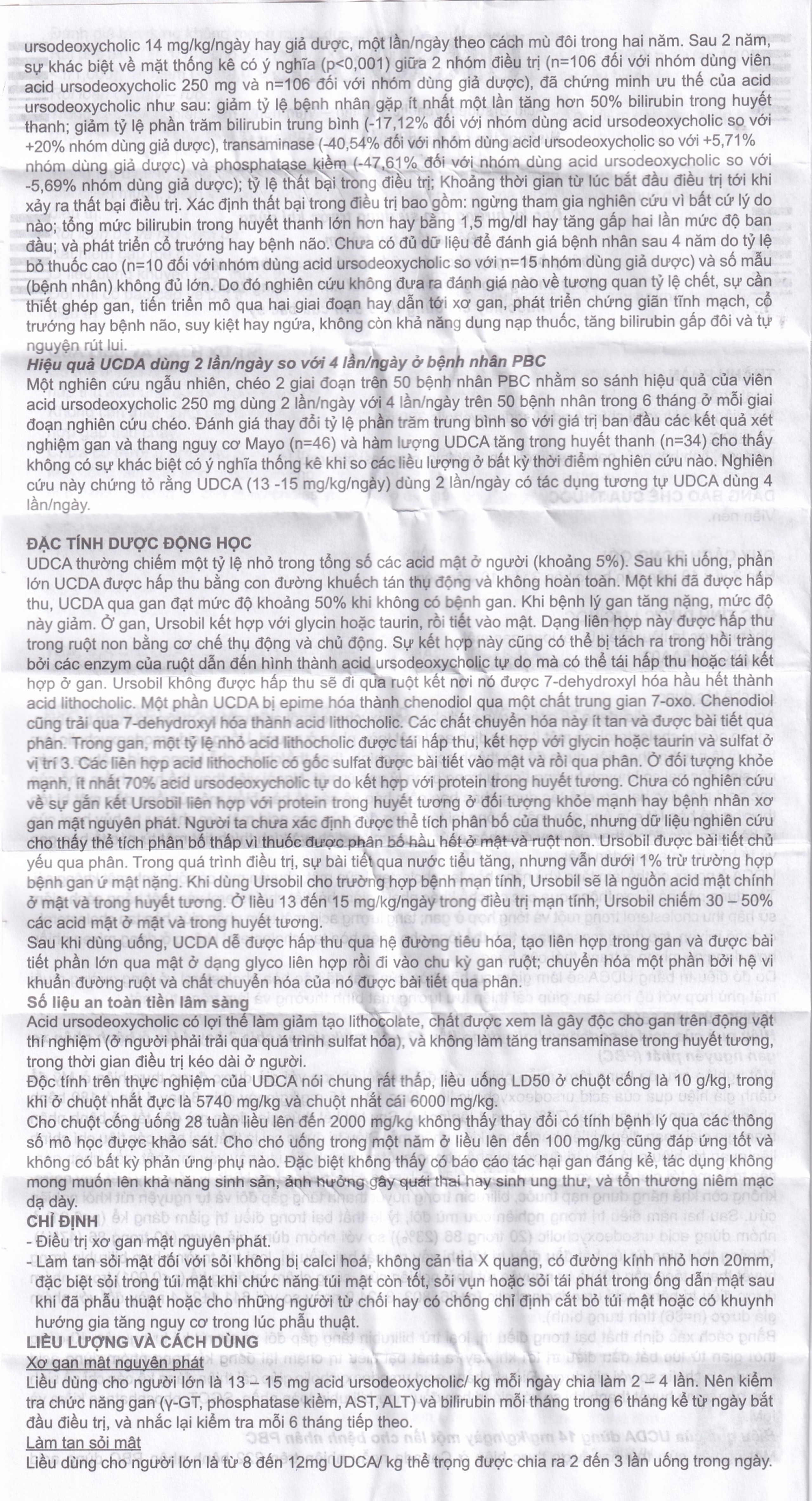 Thuốc Ursobil 300 ABC Farmaceutici điều trị xơ gan mật, làm tan sỏi mật (3 vỉ x 10 viên)