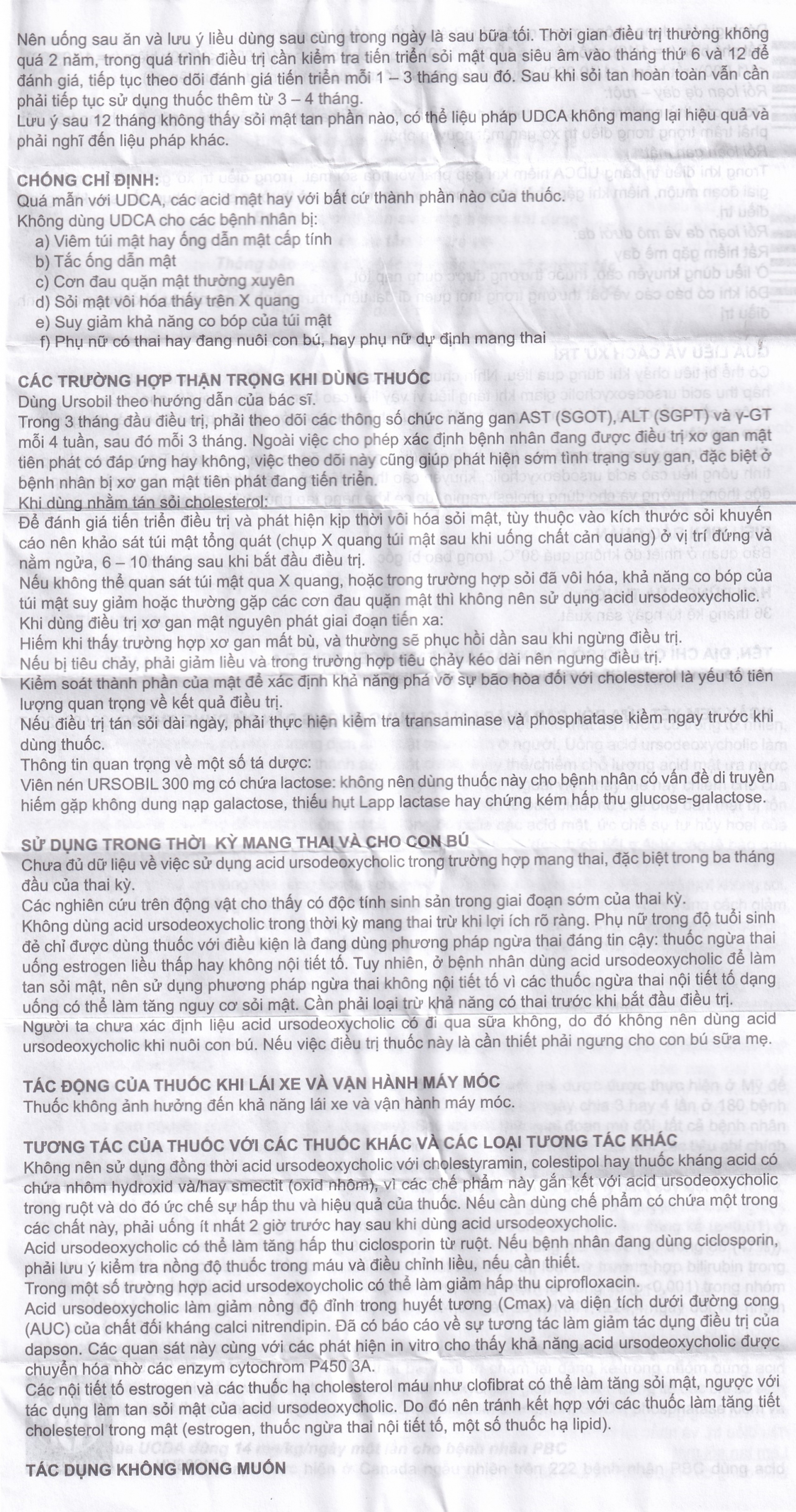 Thuốc Ursobil 300 ABC Farmaceutici điều trị xơ gan mật, làm tan sỏi mật (3 vỉ x 10 viên)